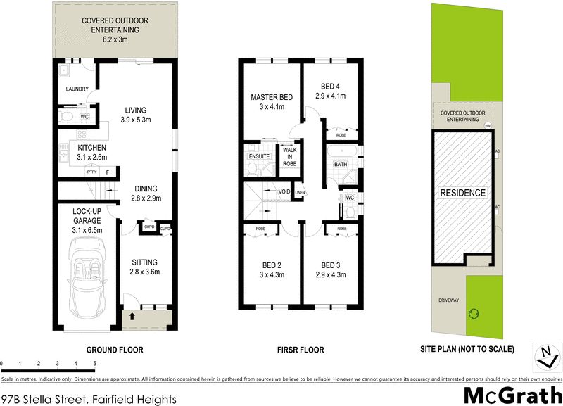 Low maintenance duplex with prime north rear aspect