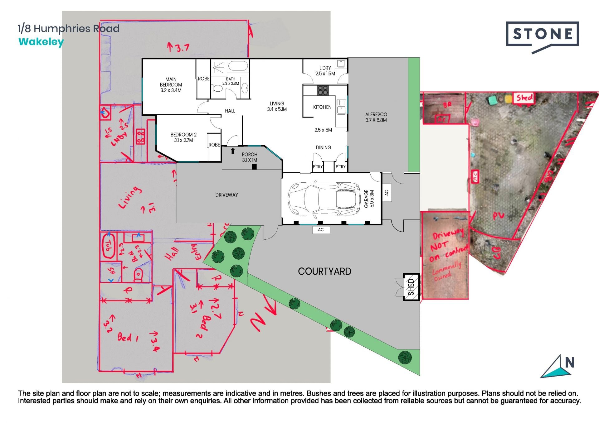 Single level living opposite King Park