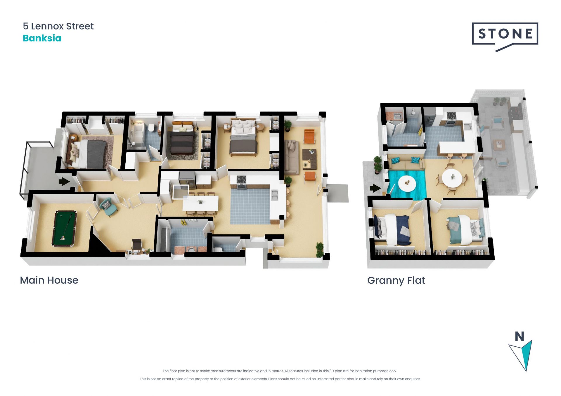 Solid character home plus modern guest residence
