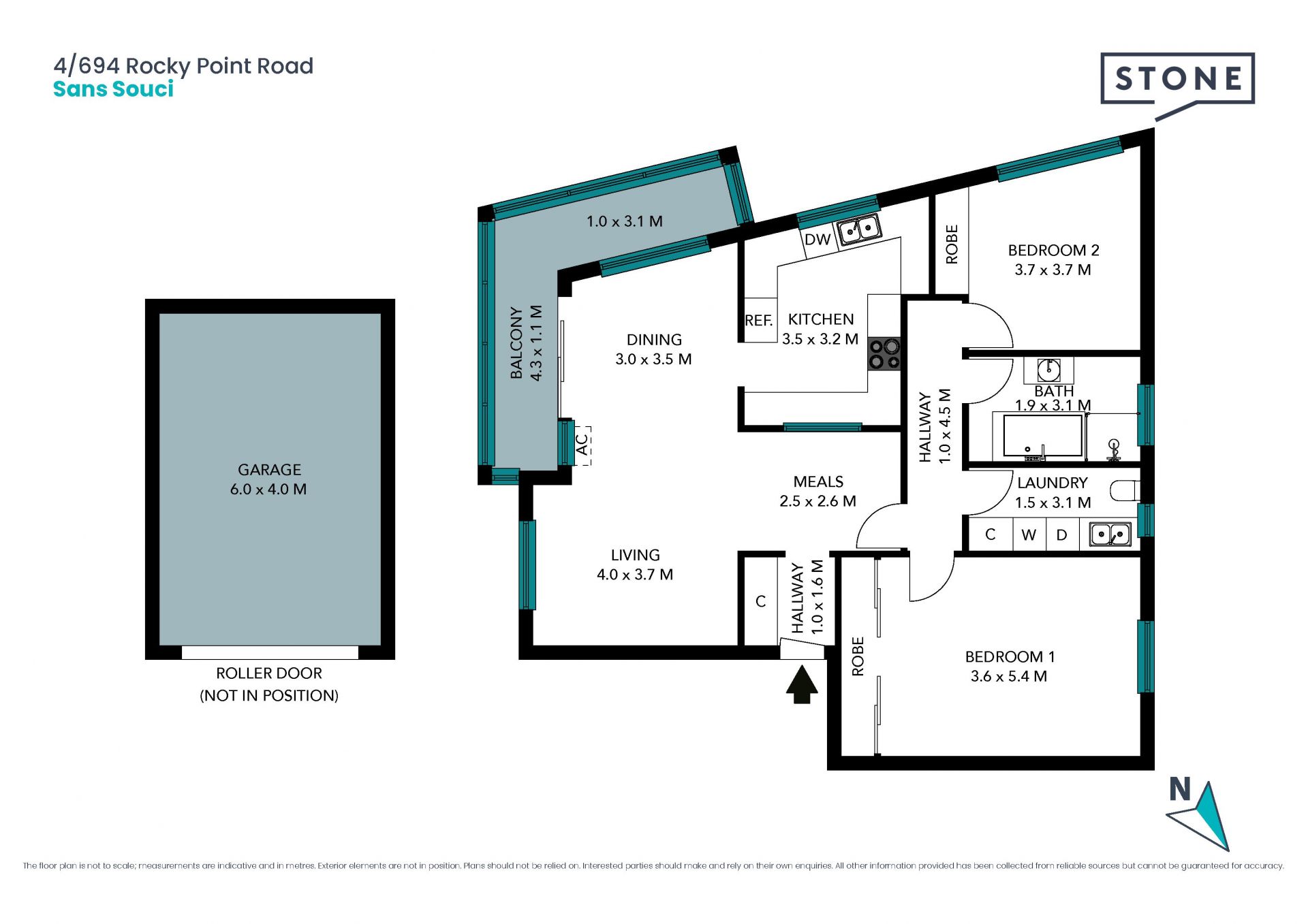 Spacious Retro-Style Apartment with Water Glimpses