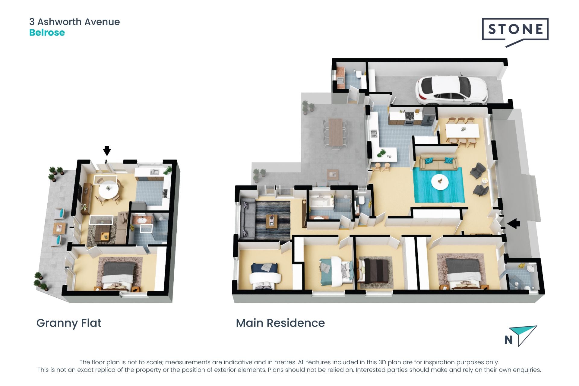 Single level-living plus self-contained granny flat