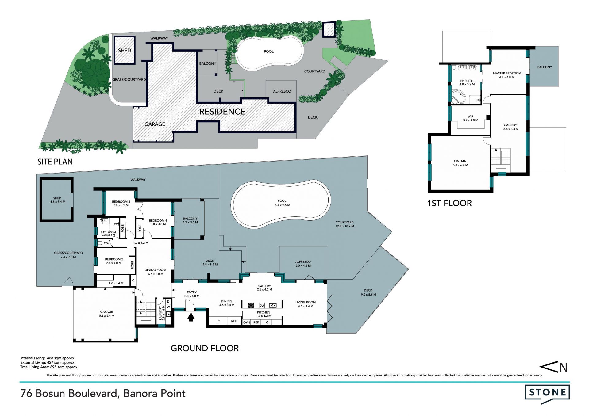Prime waterfront position with absolute privacy