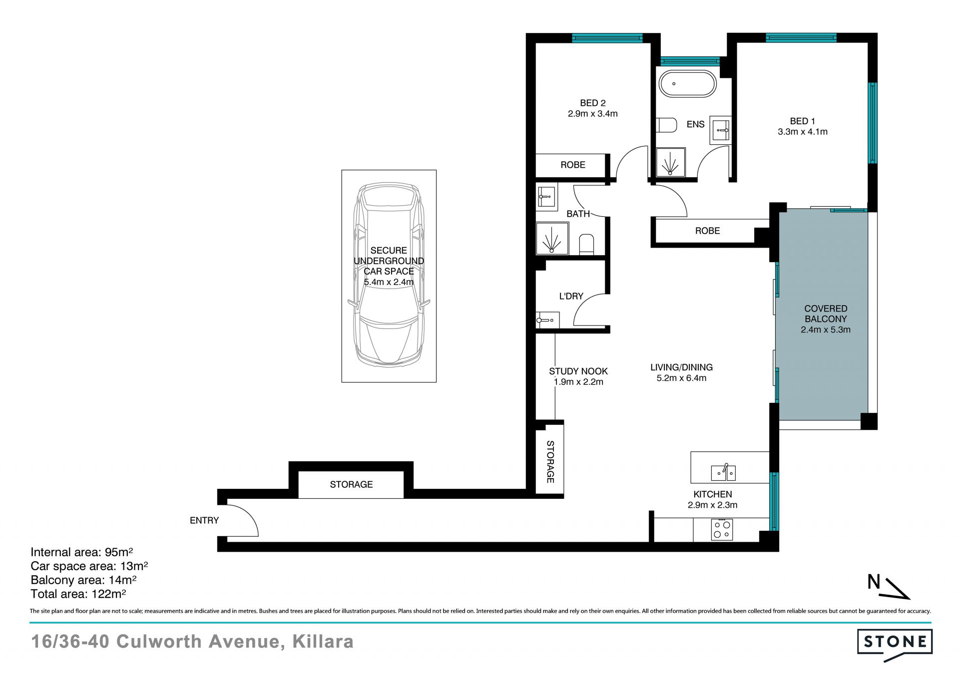 Spacious Full Brick Apartment