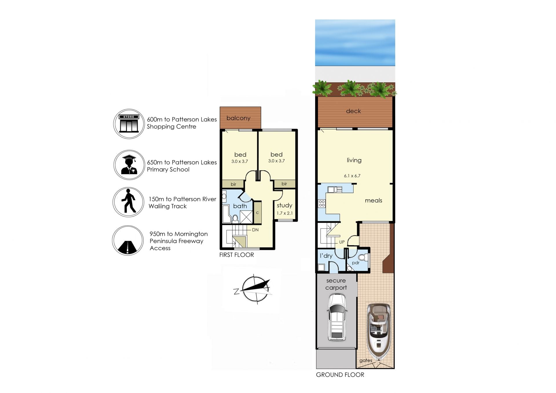 6/1 Inner Harbour Drive, Patterson Lakes VIC, Patterson Lakes - Image 1