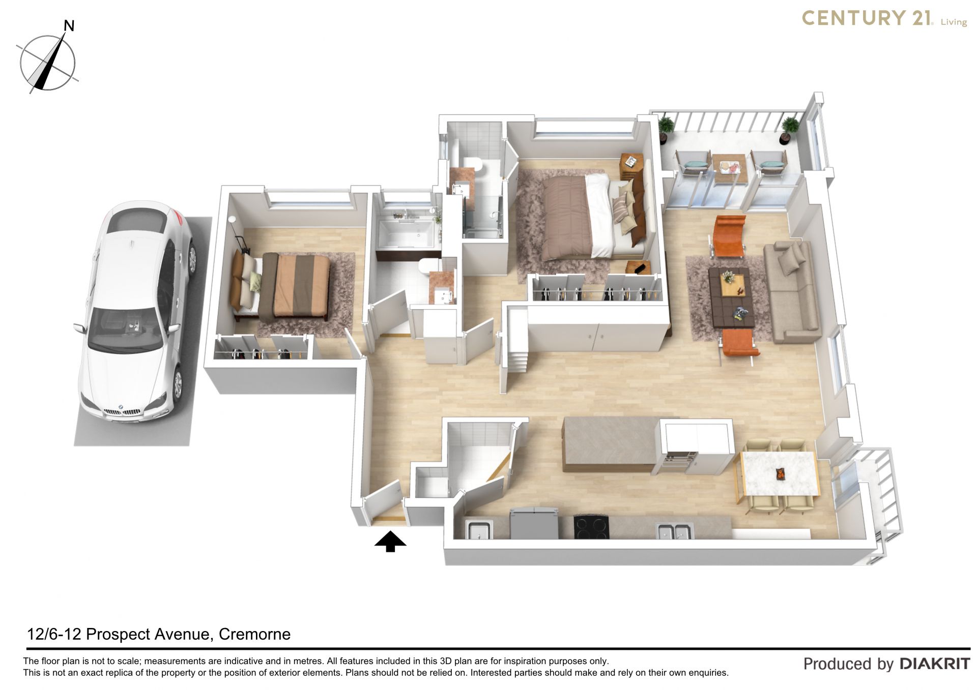 Stylish Two Bedroom Apartment