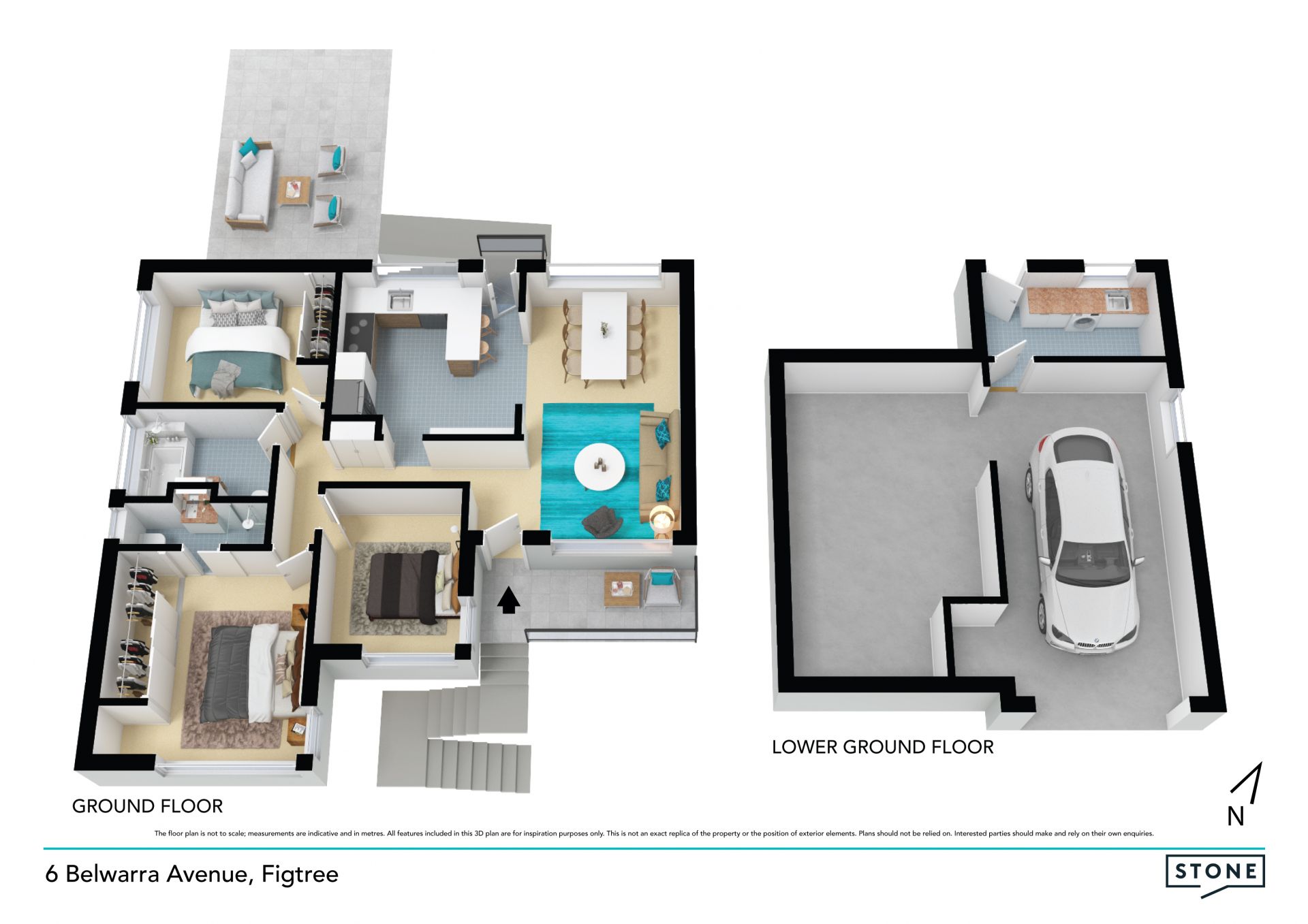 Updated home offering low maintenance family living