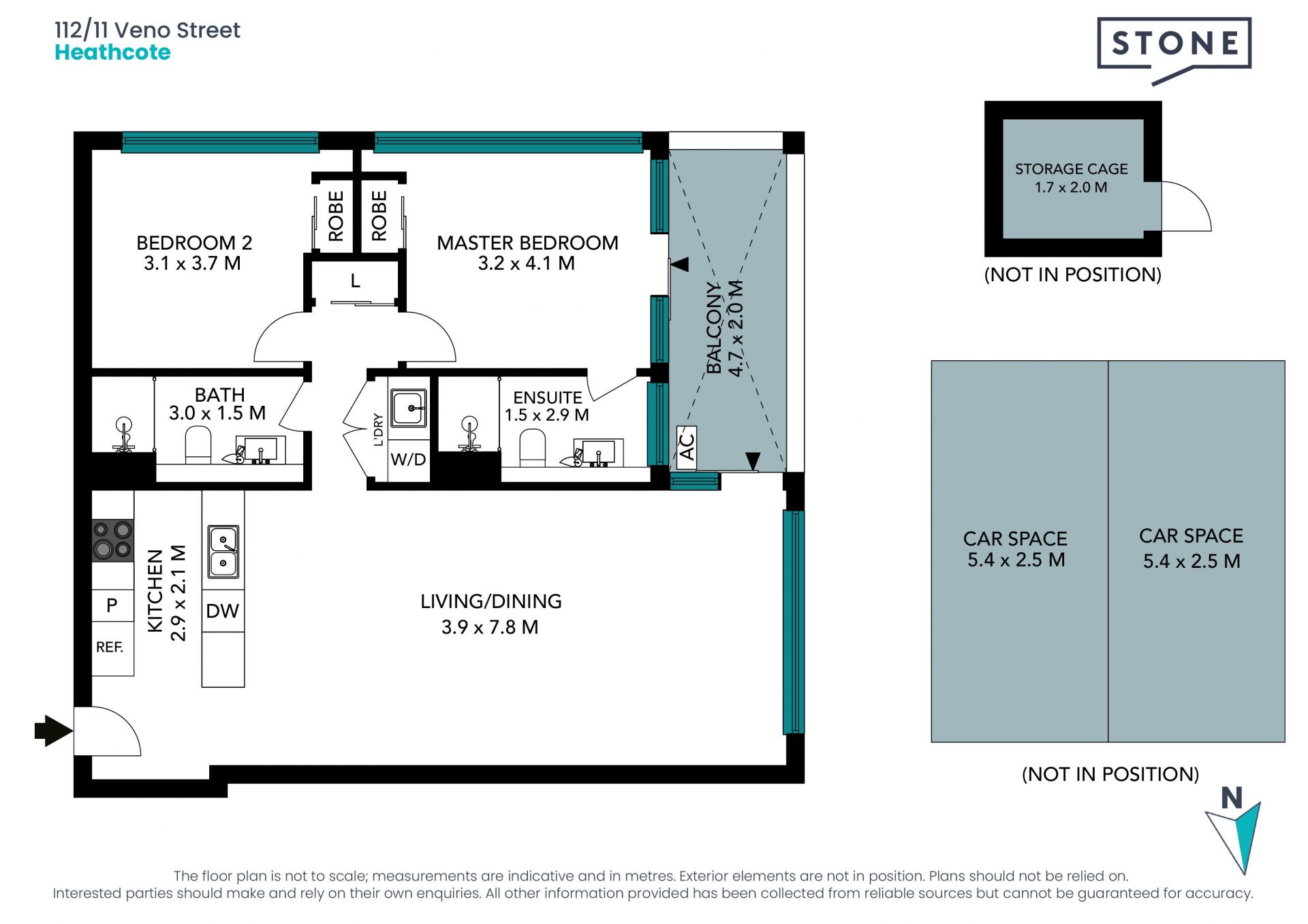 Stylish apartment situated in sought-after pocket