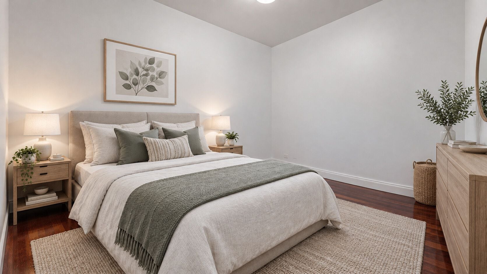 Comfortable and well-presented living area