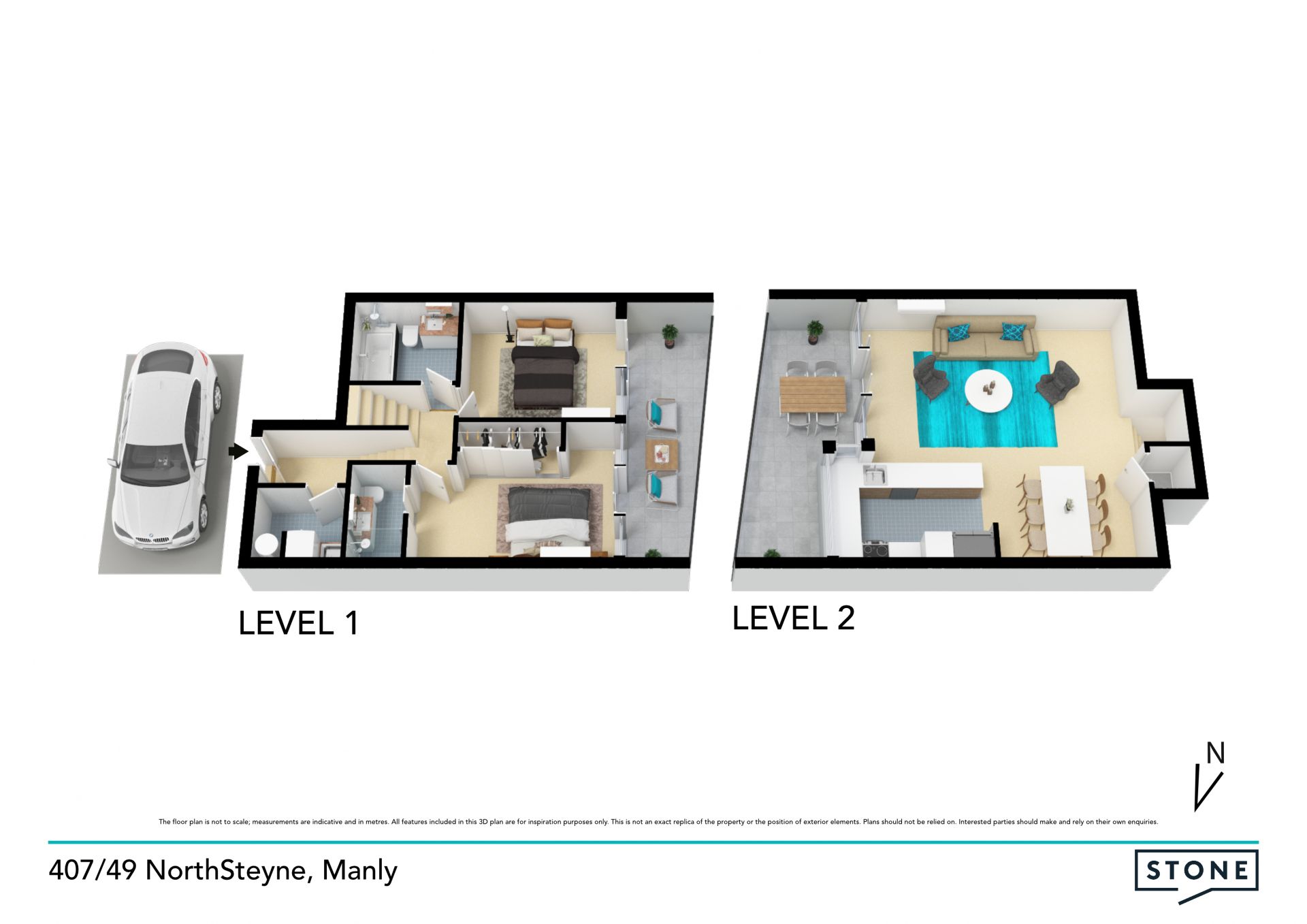 Beachfront living with 180 degree ocean views