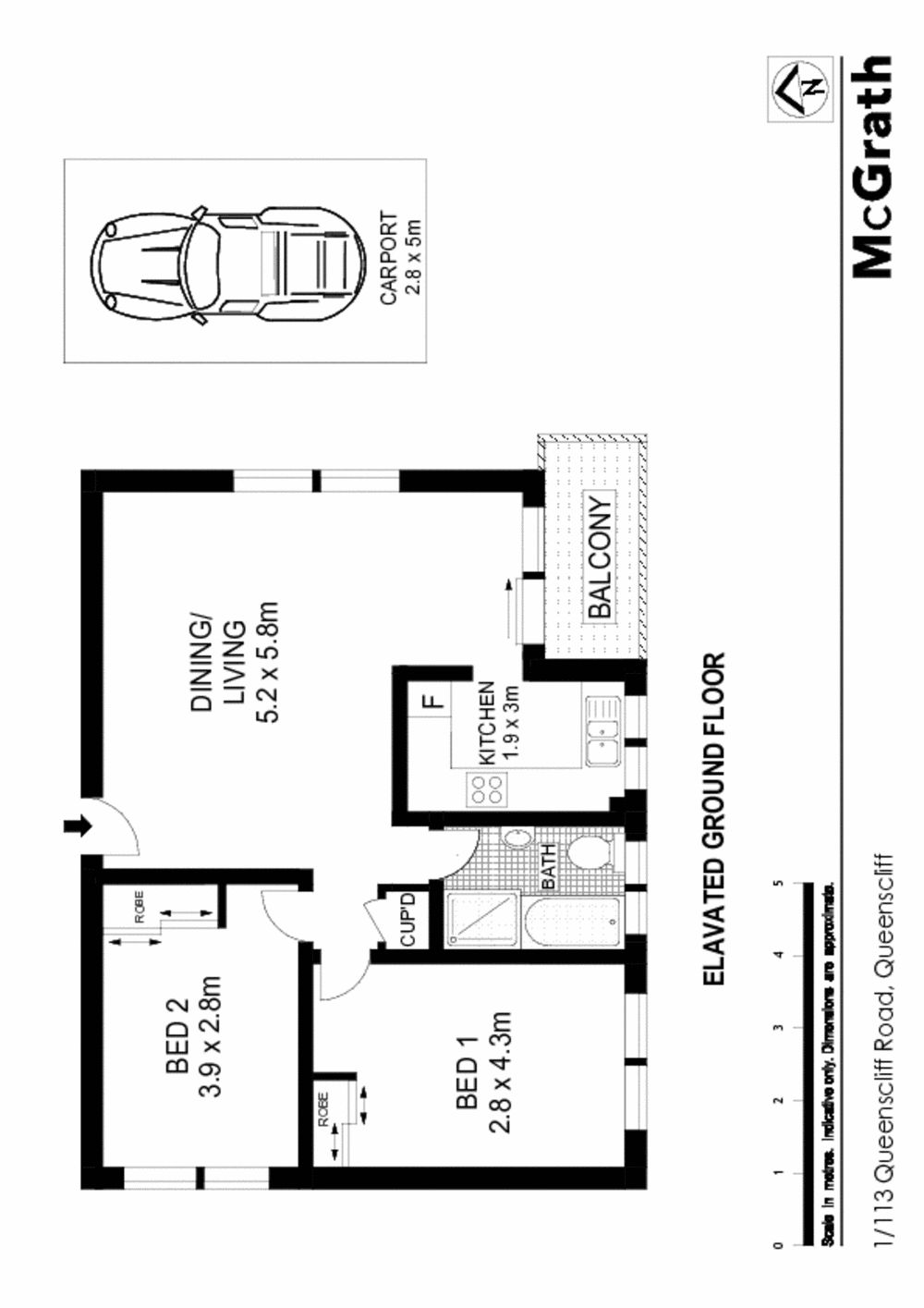 Two generous double bedrooms both with built in robes