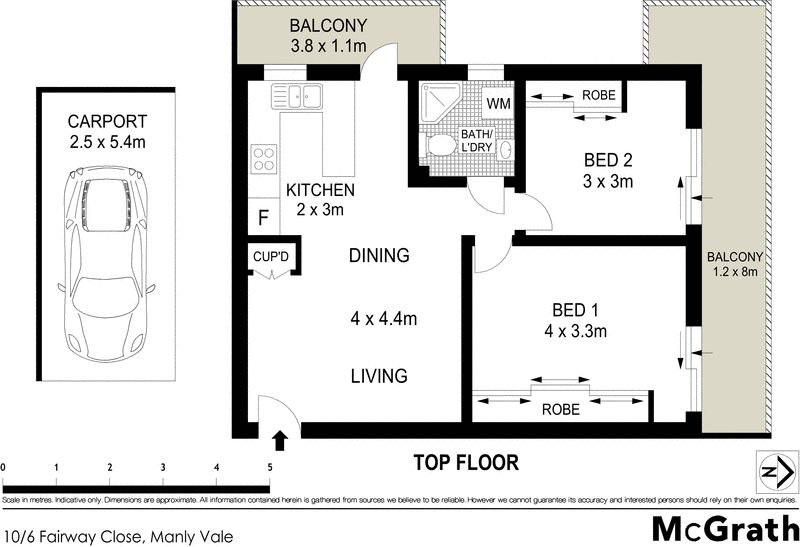 Top floor apartment in a central lifestyle address