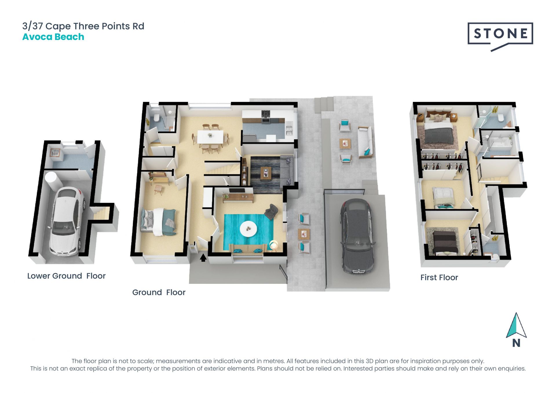 Superb townhouse - 5 min walk to beach