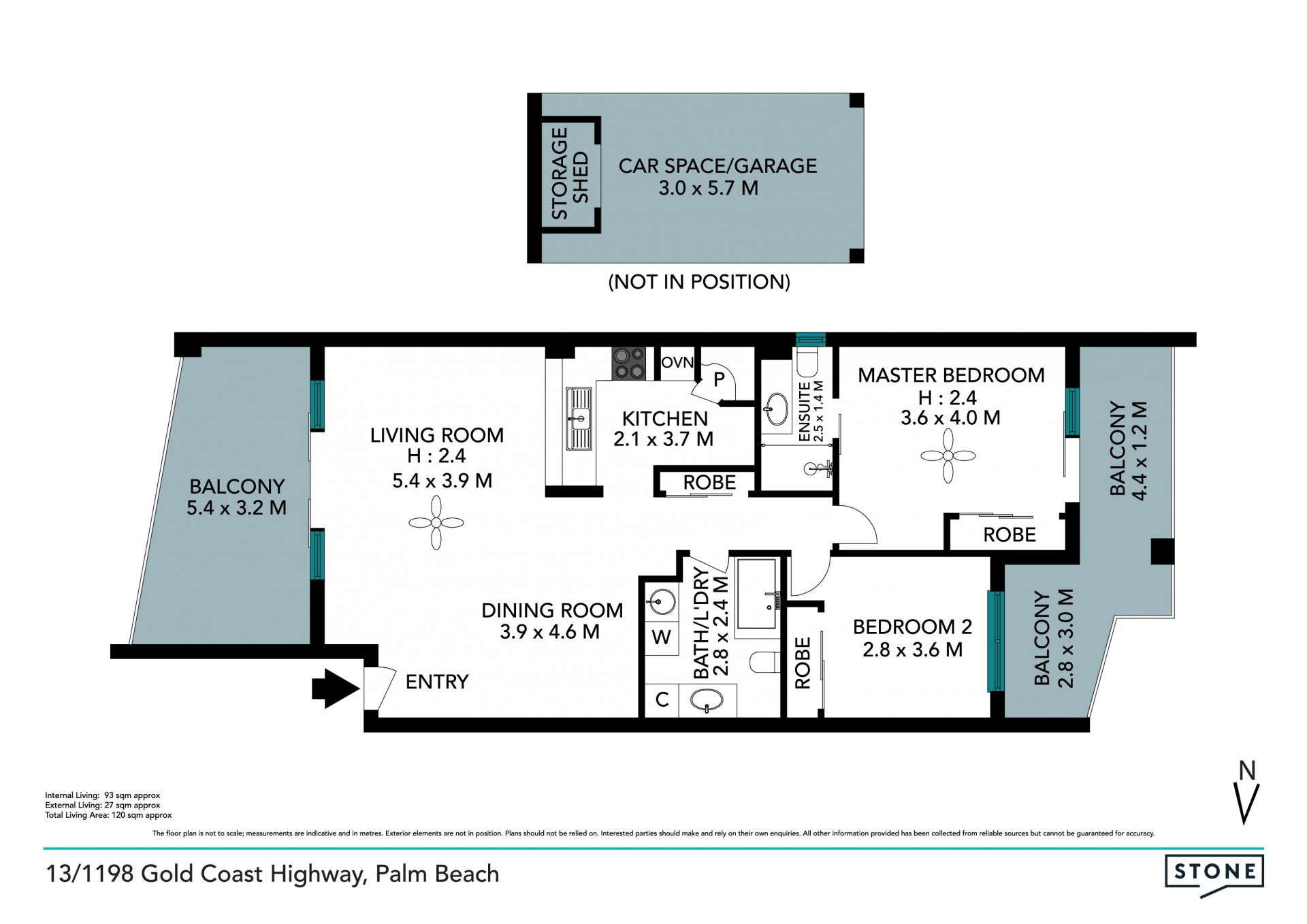 Spacious living by the beach