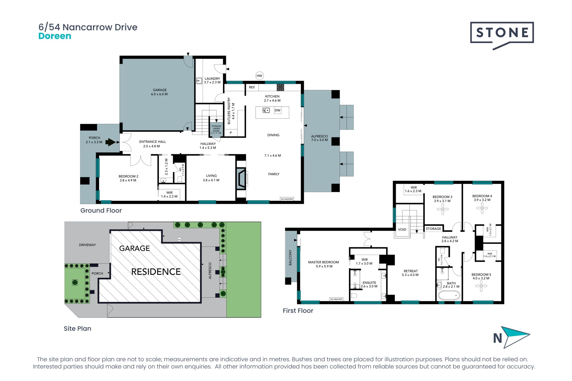 Spacious family living with a modern flair