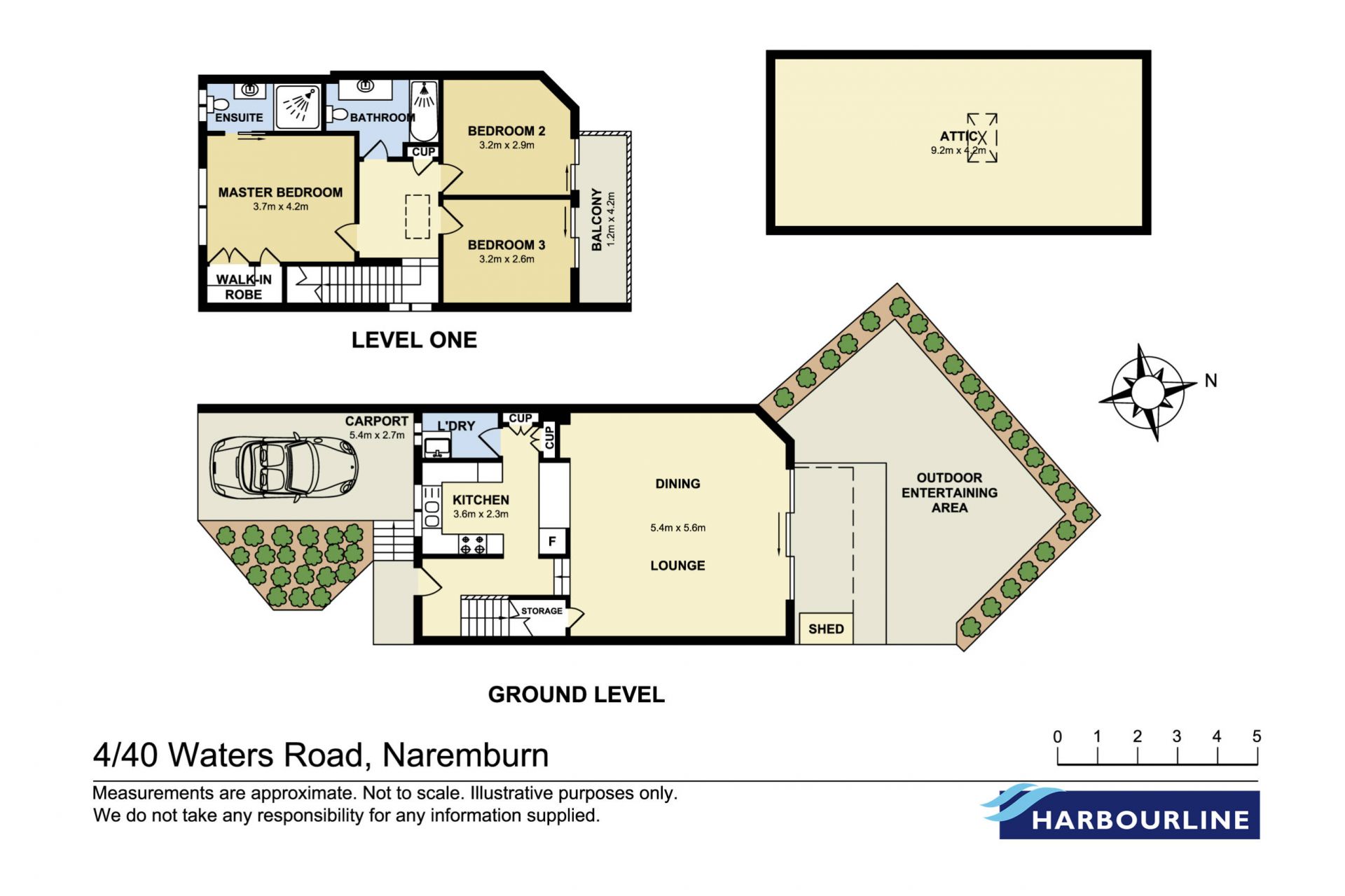 Oversized Split Level Townhouse