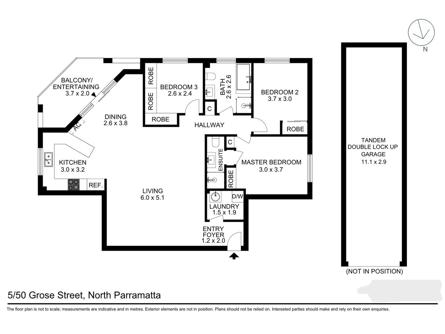 Spacious apartment close to all amenities