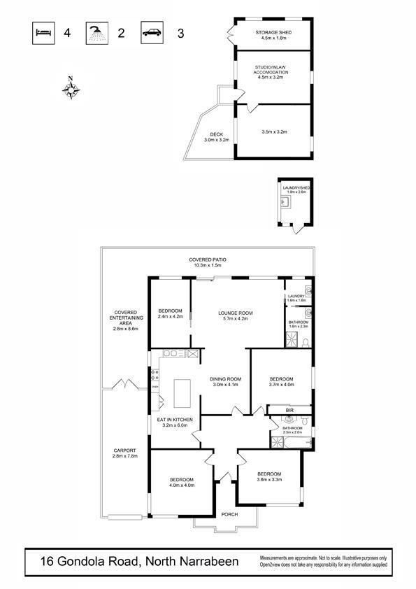 Private, Sun Filled Family Home