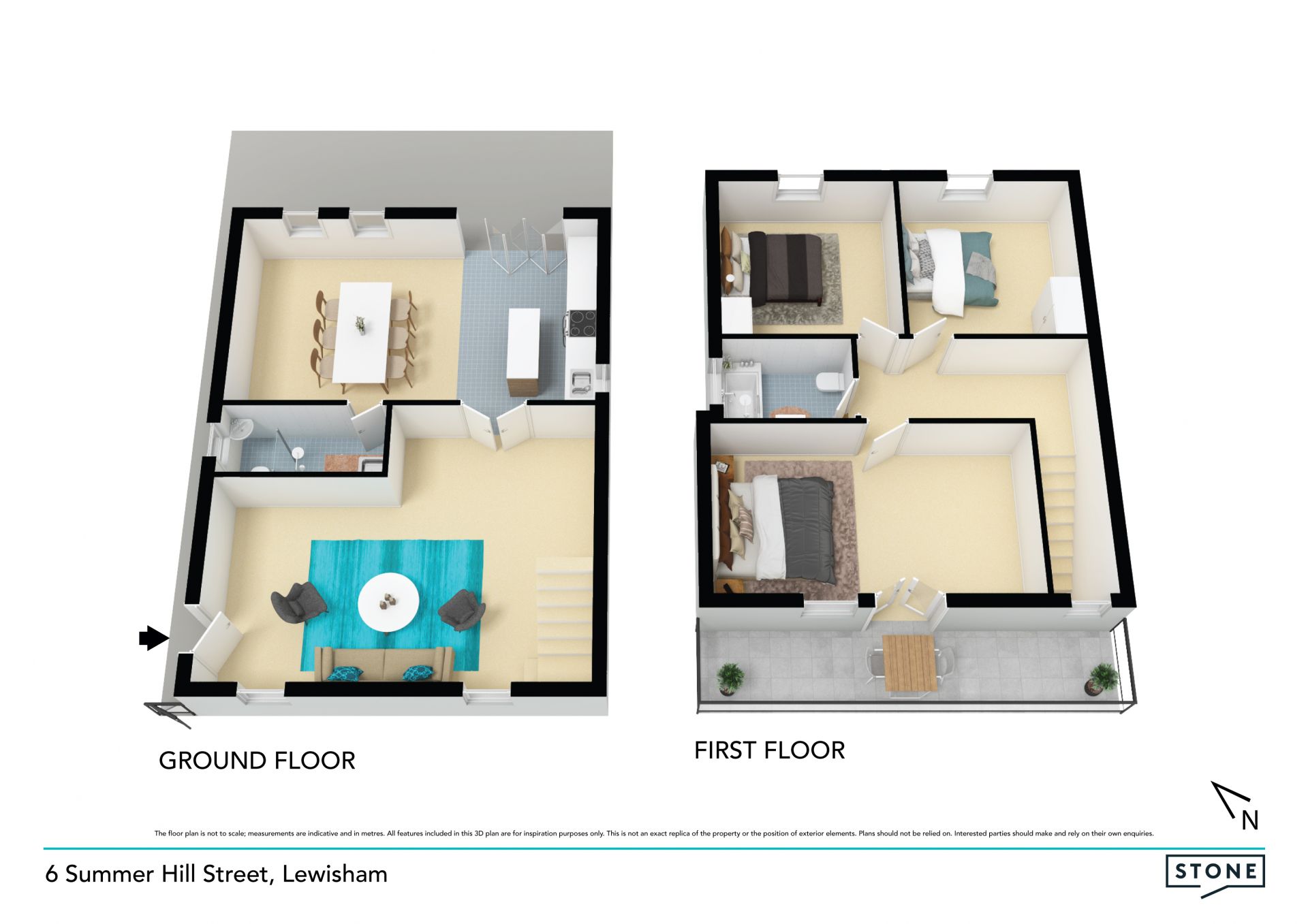 Modern family style in an eye-catching freestanding home