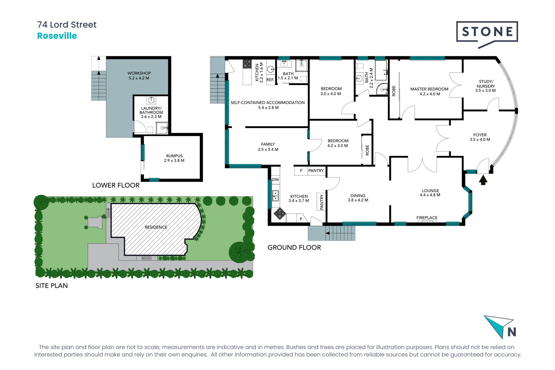 North to rear character home in premier east side locale