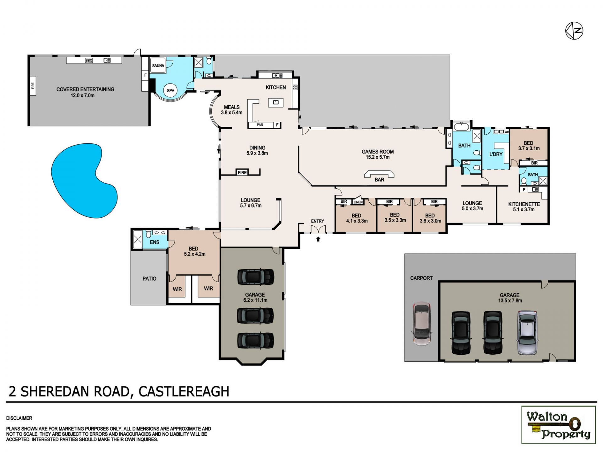 Electricity, Water Usage & Garden and Lawn Maintenance Included!