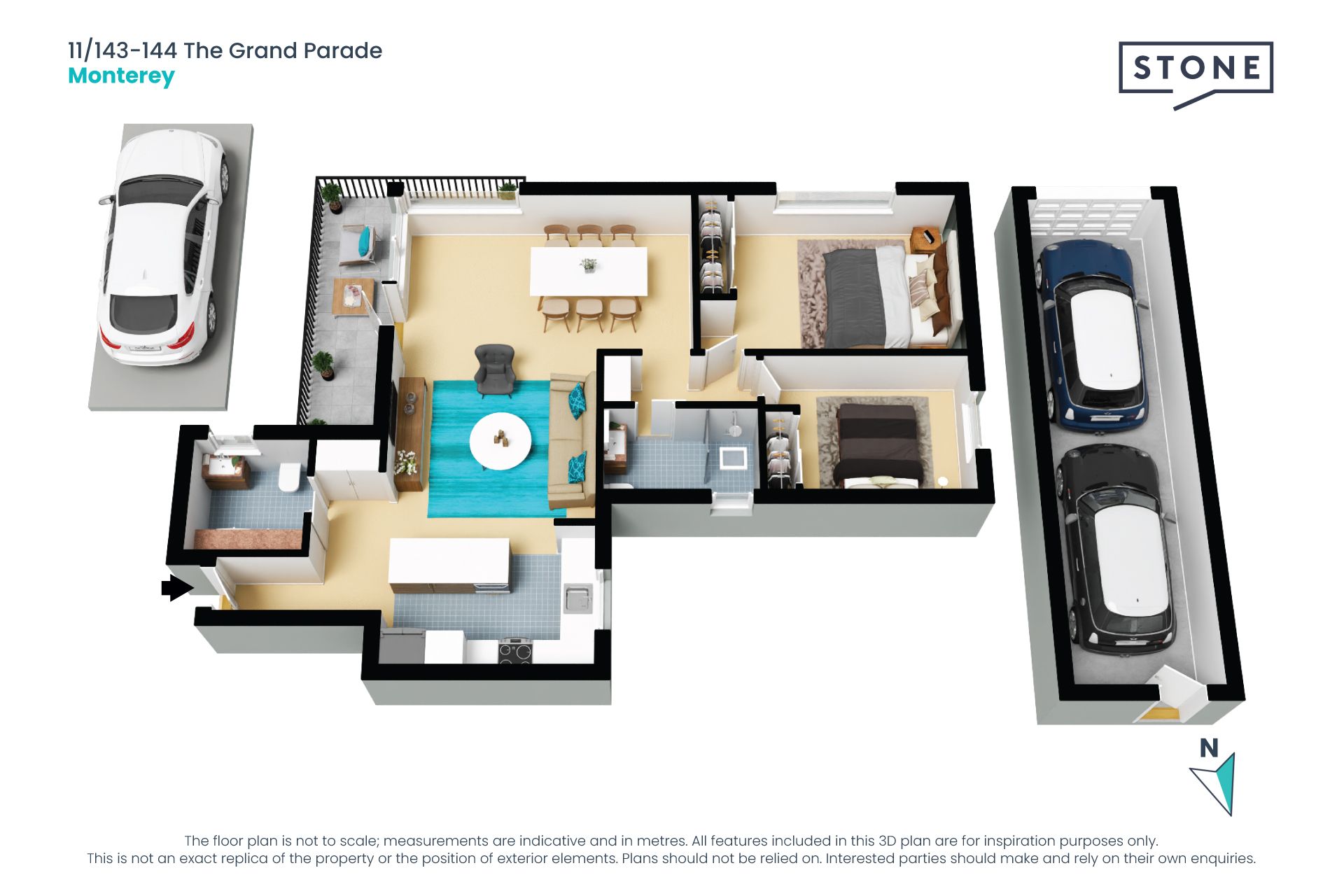 Contemporary living in superb coastal position
