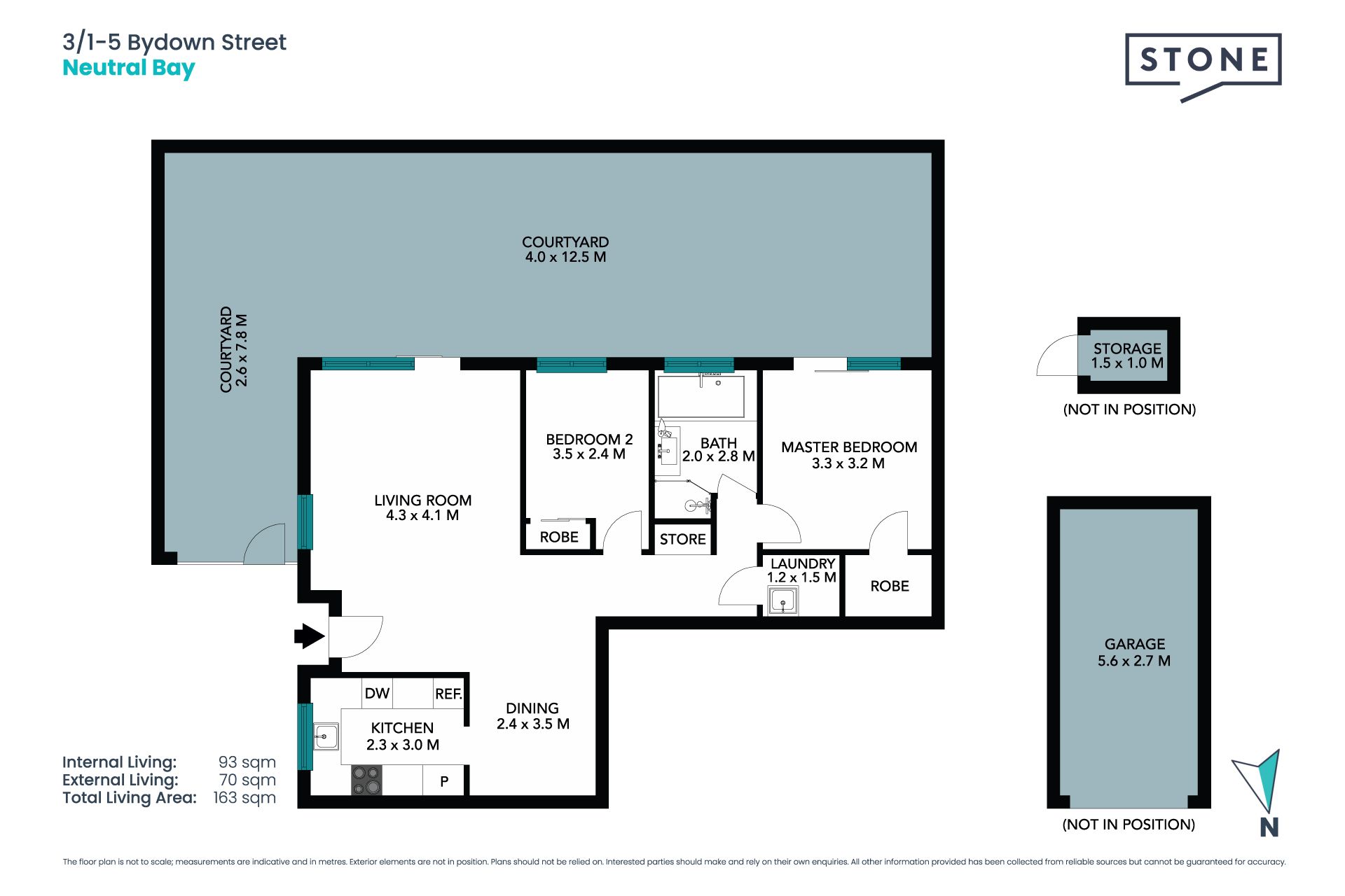 Spacious Courtyard Apartment