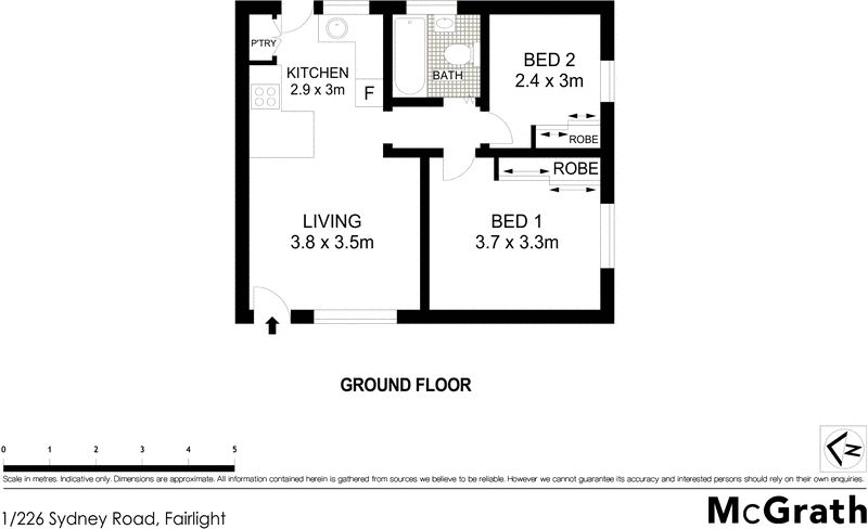 Tastefully refurbished apartment in a very convenient location
