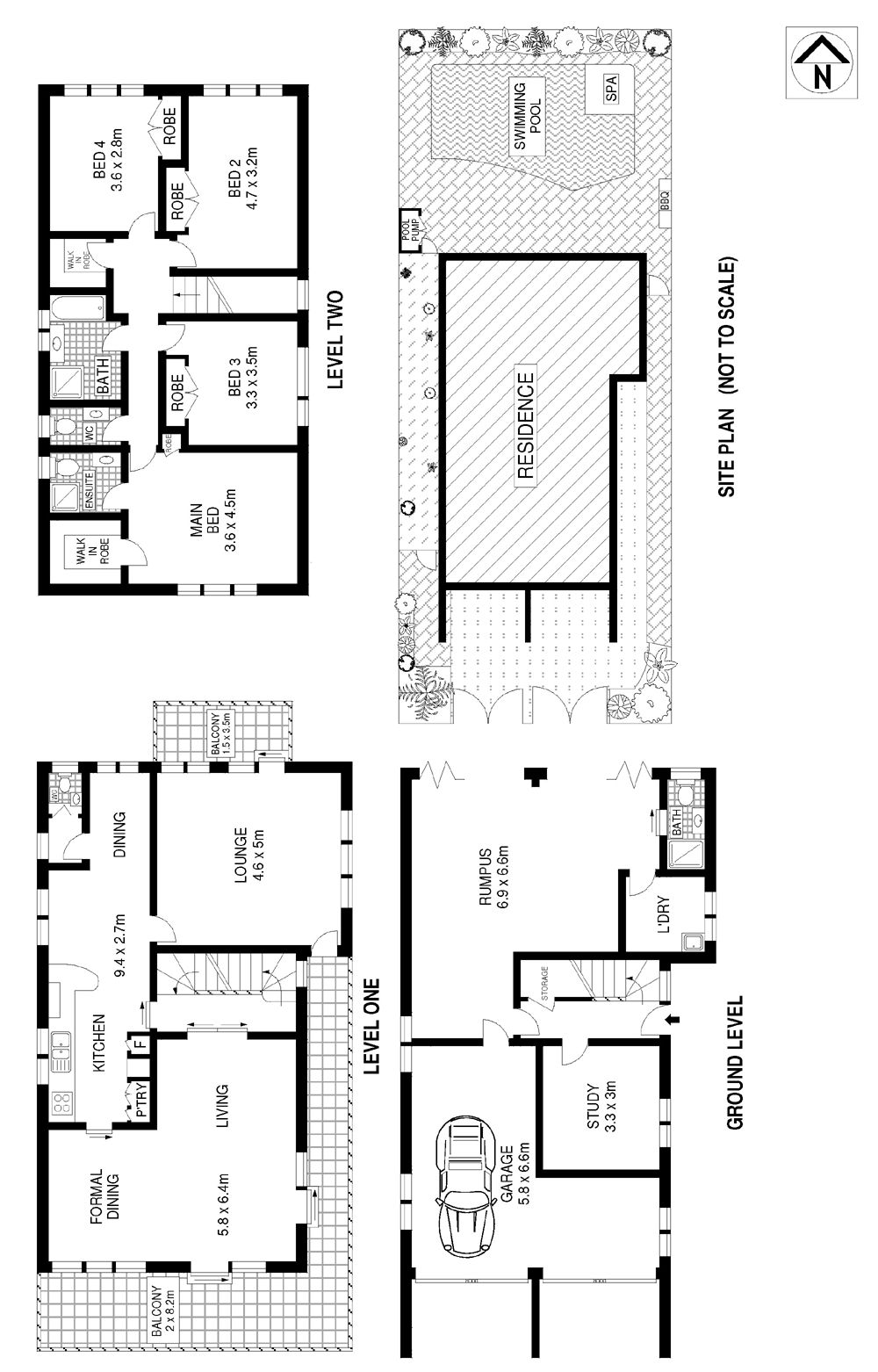 Spaciously proportioned interiors with multiple living/dining
