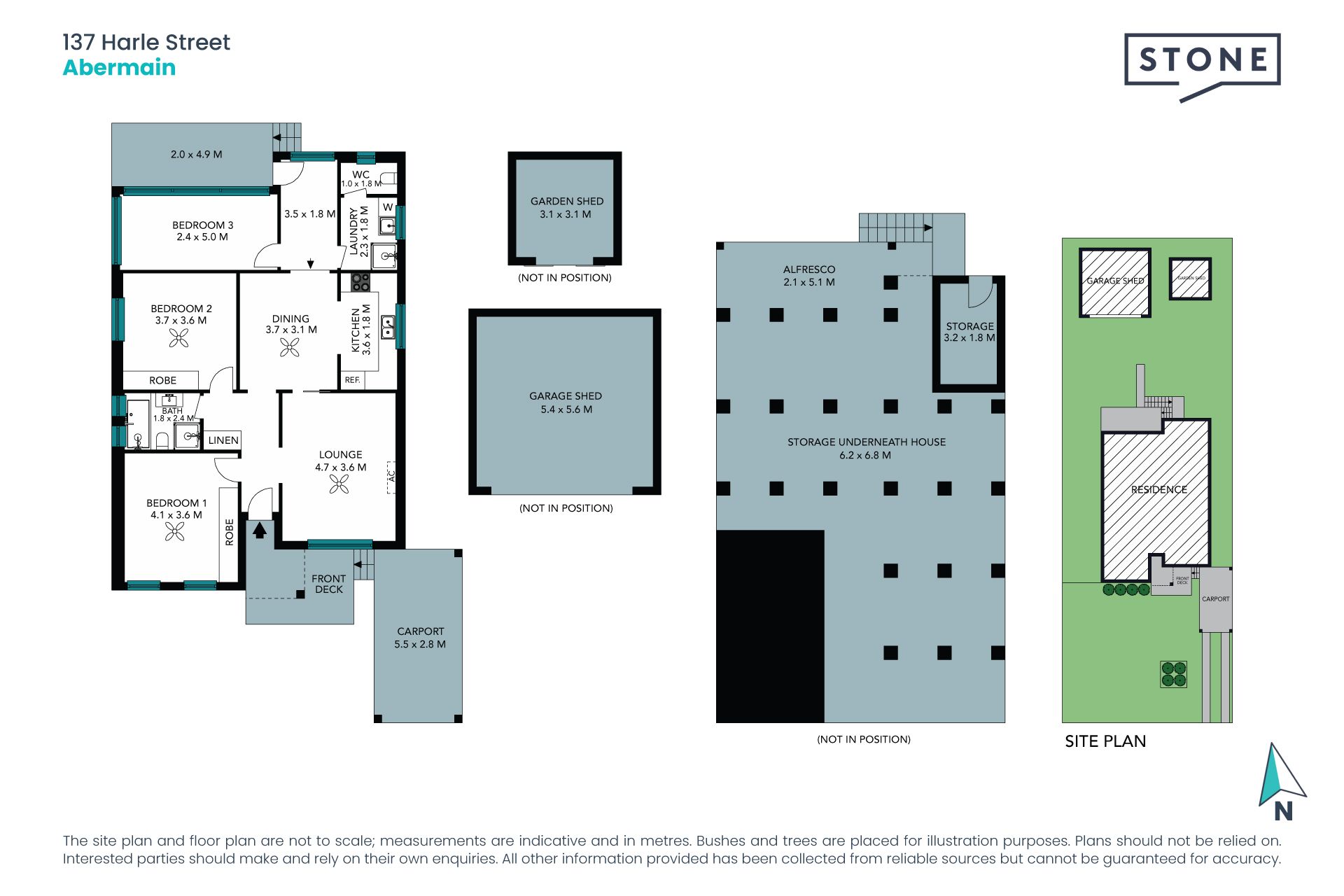 3 beds with gargantuan storage on 952sqm