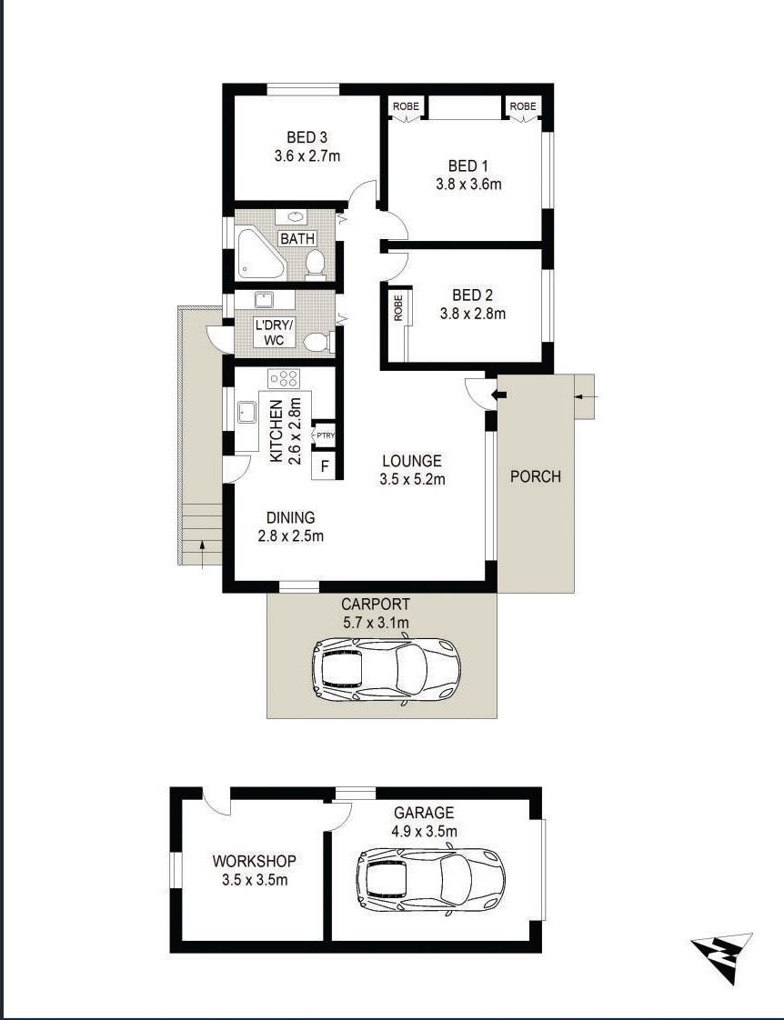 Modern 3 bedroom family home!