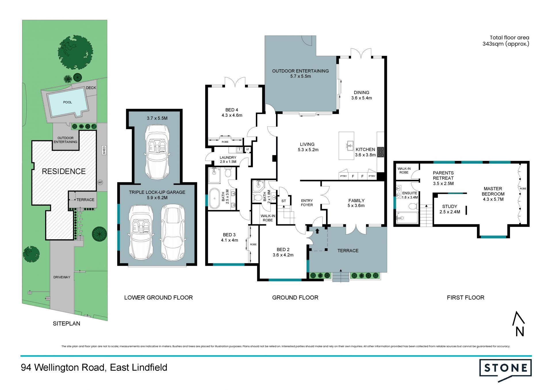 Modern high-quality vast north to rear land