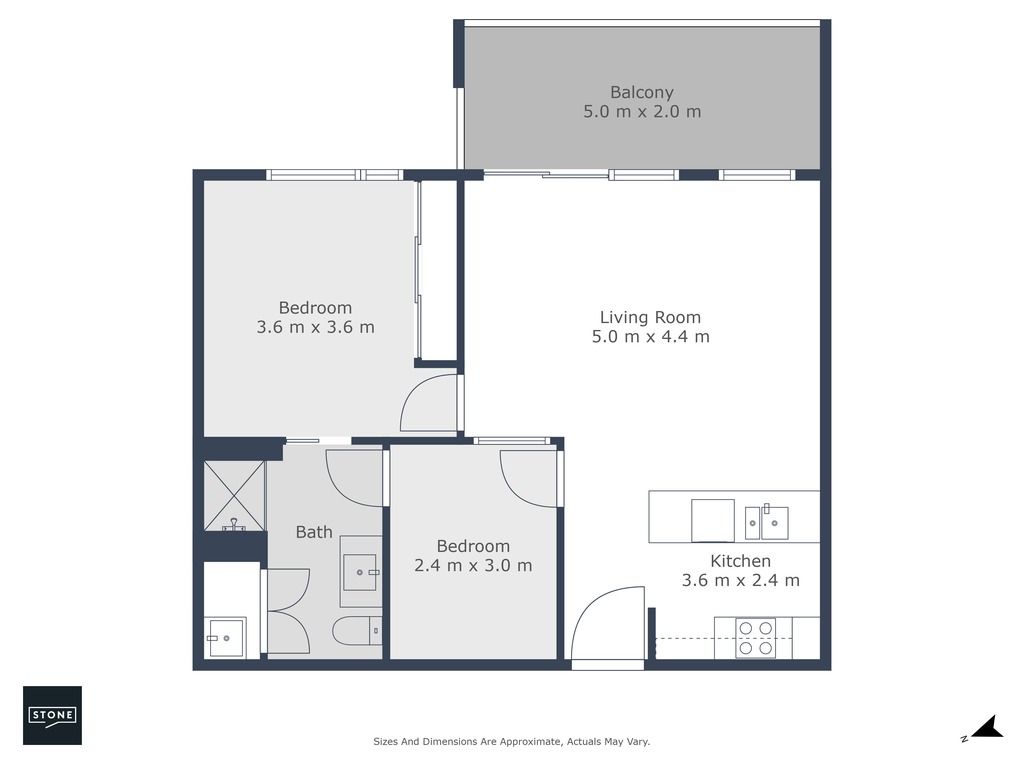One bedroom plus spacious study within walking distance to light rail station!