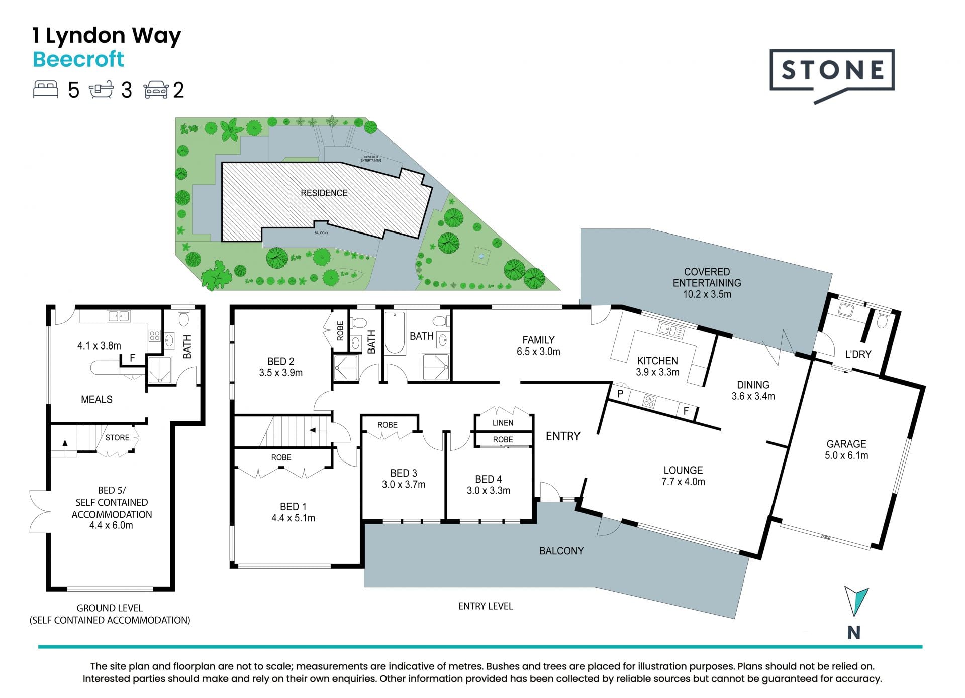 North-Facing Family Home | Self-Contained Accommodation | Beecroft Public zone