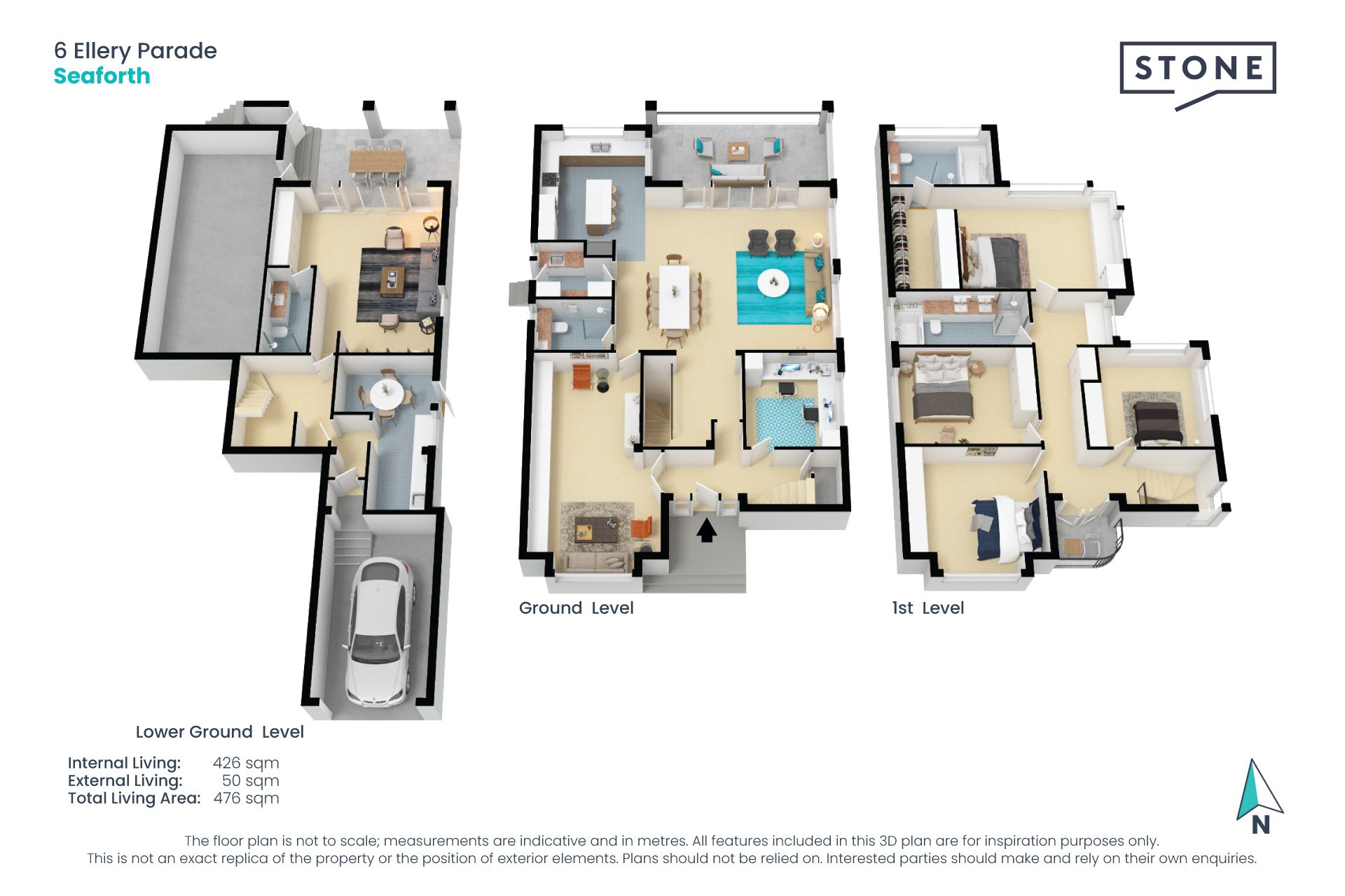 High end style and sophistication with perfect northerly aspect
