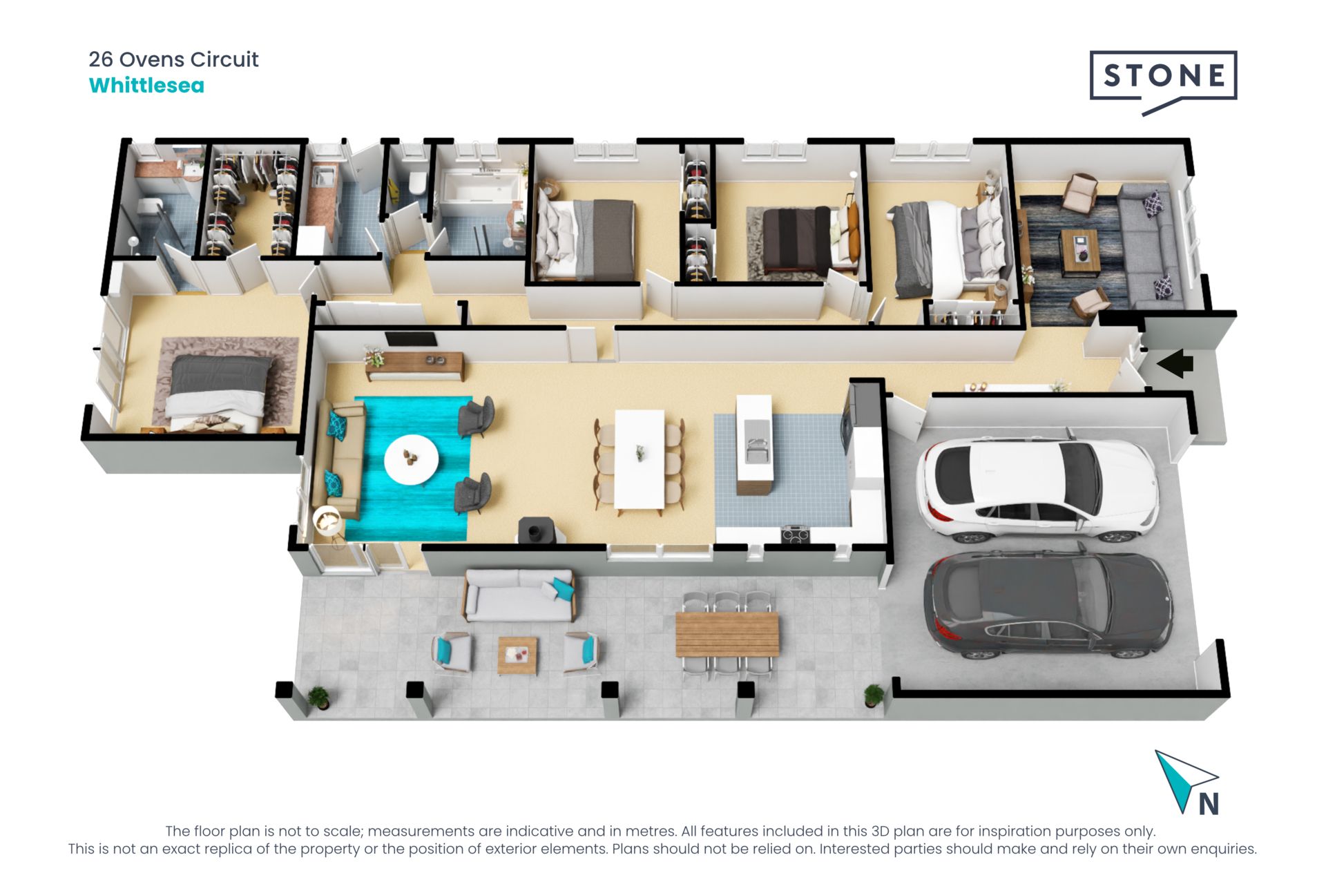 Large home, huge block with drive through access