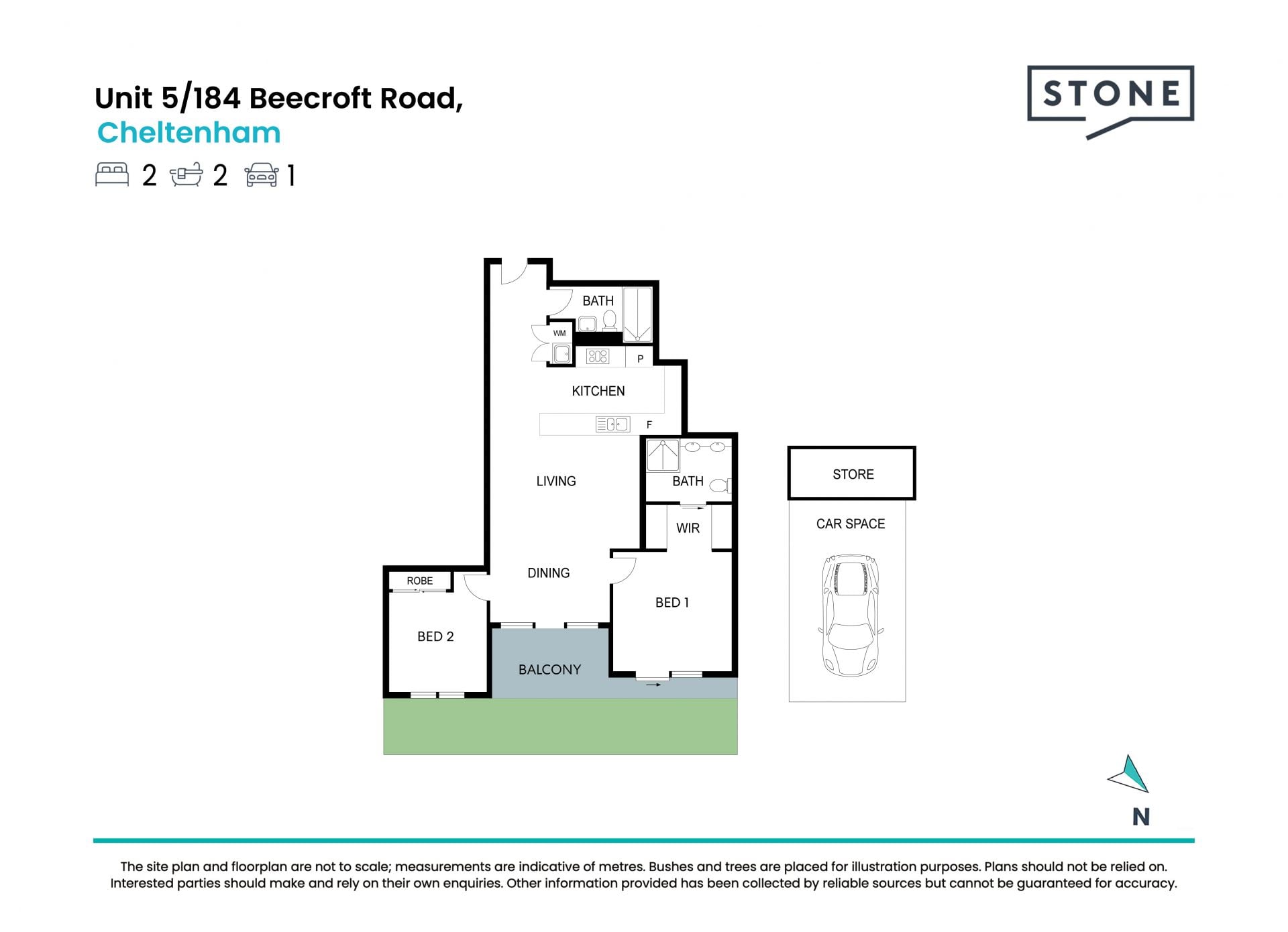 Near new over 55's development in a superb location