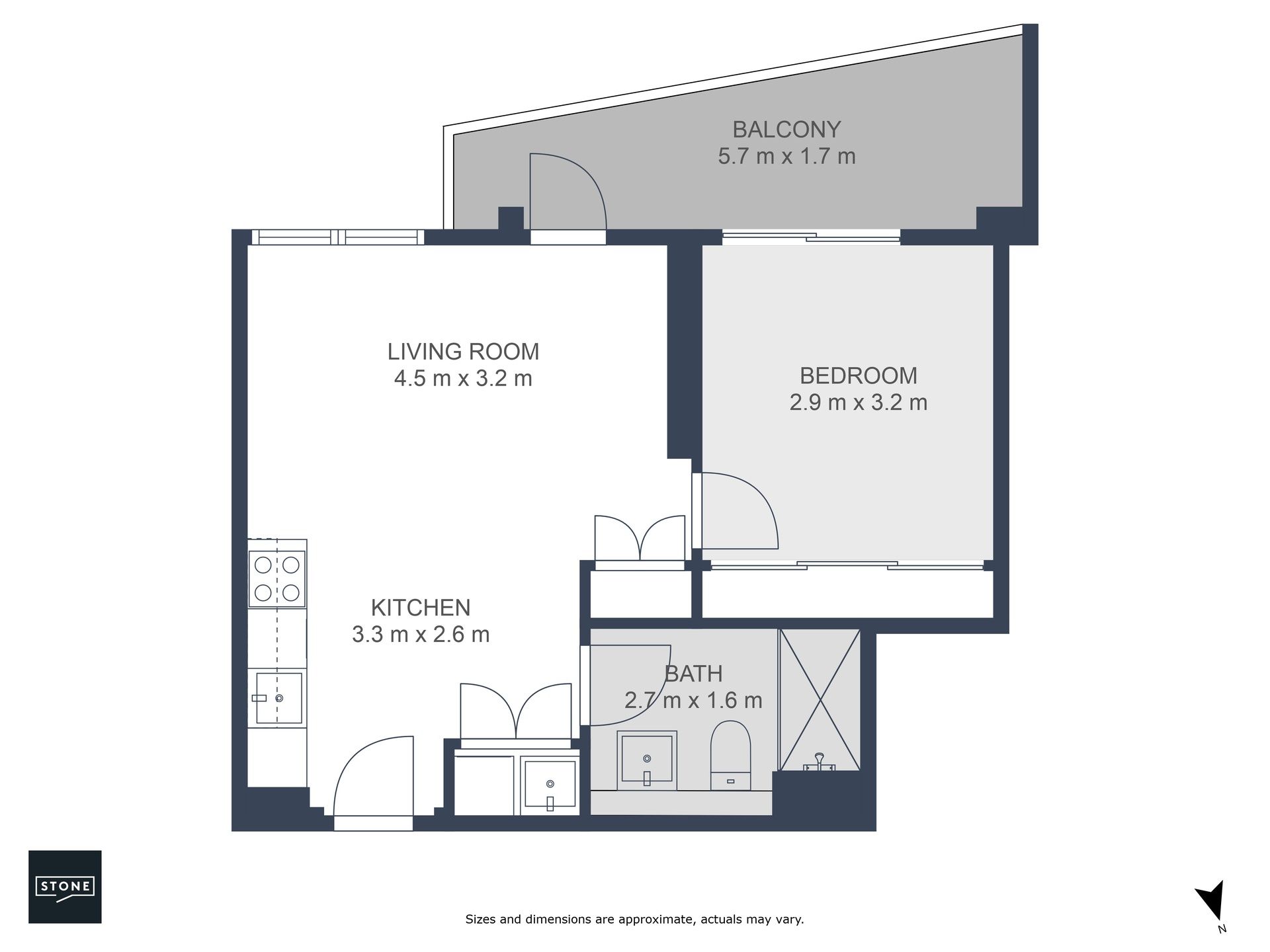 Brand new one bedroom apartment in superb location