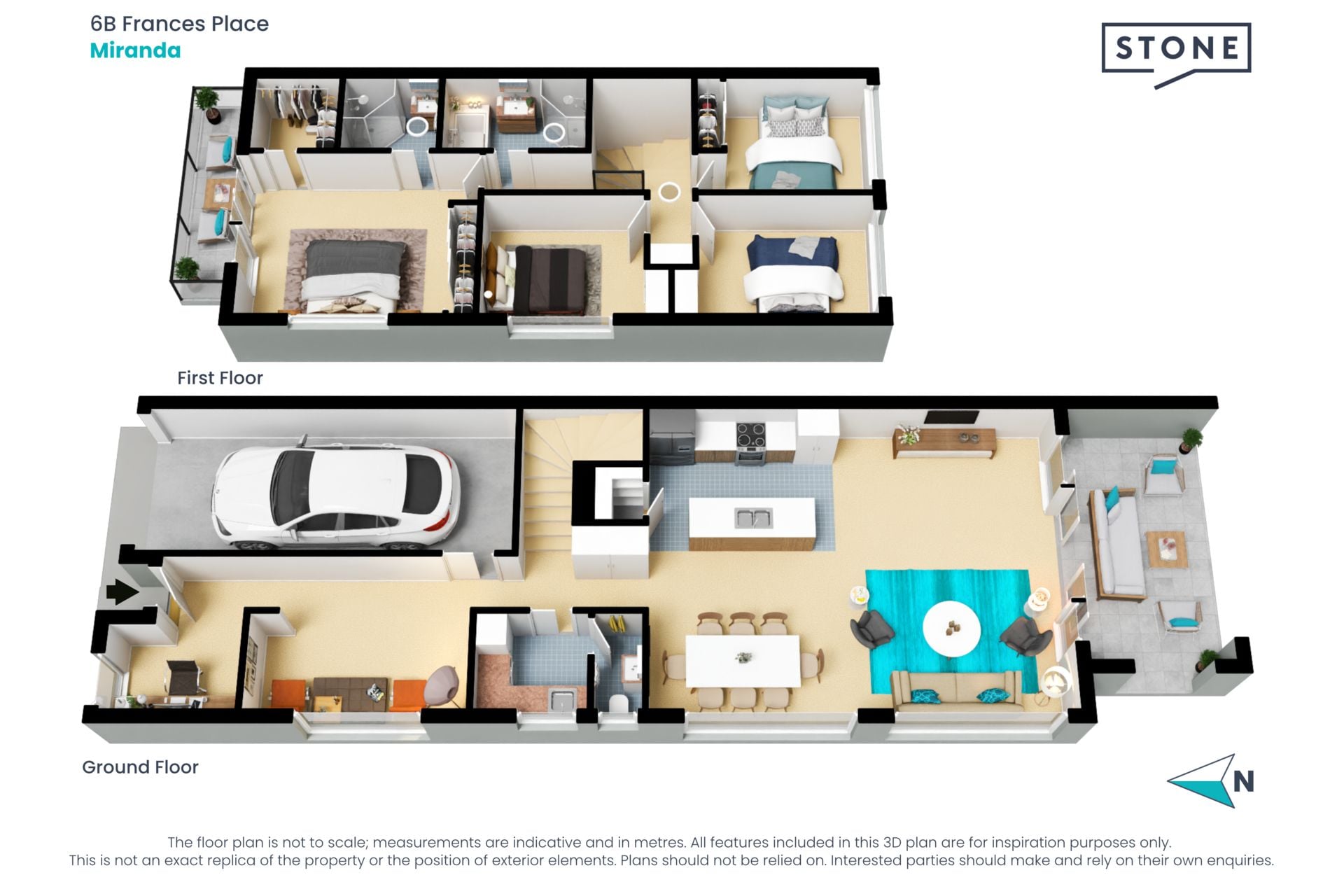 Modern family comfort in quiet yet central spot