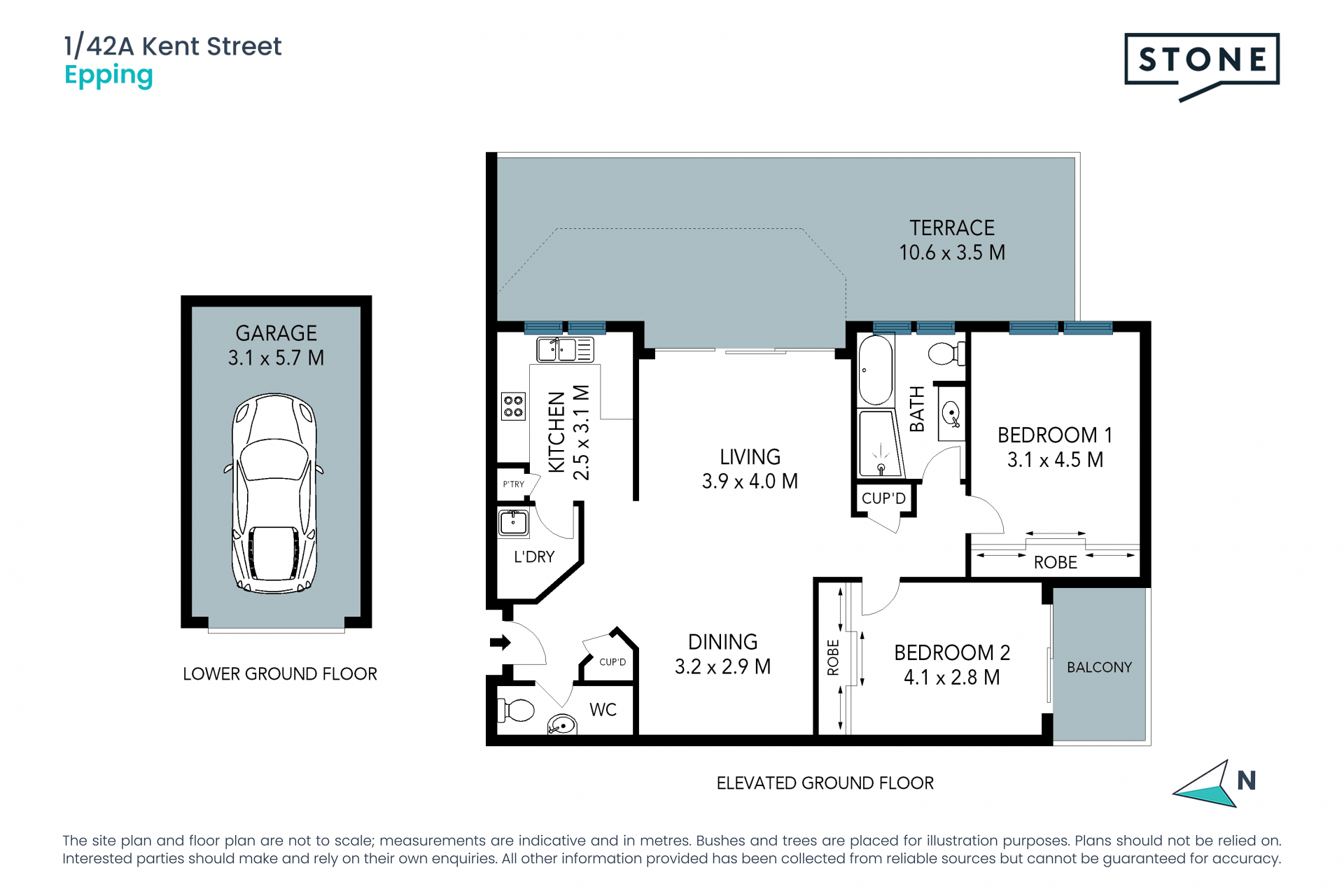 Oversized, elevated ground floor Boronia Gardens unit, 600m to station