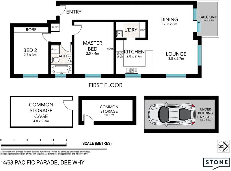 Spacious, modern and sunny beach pad in key location