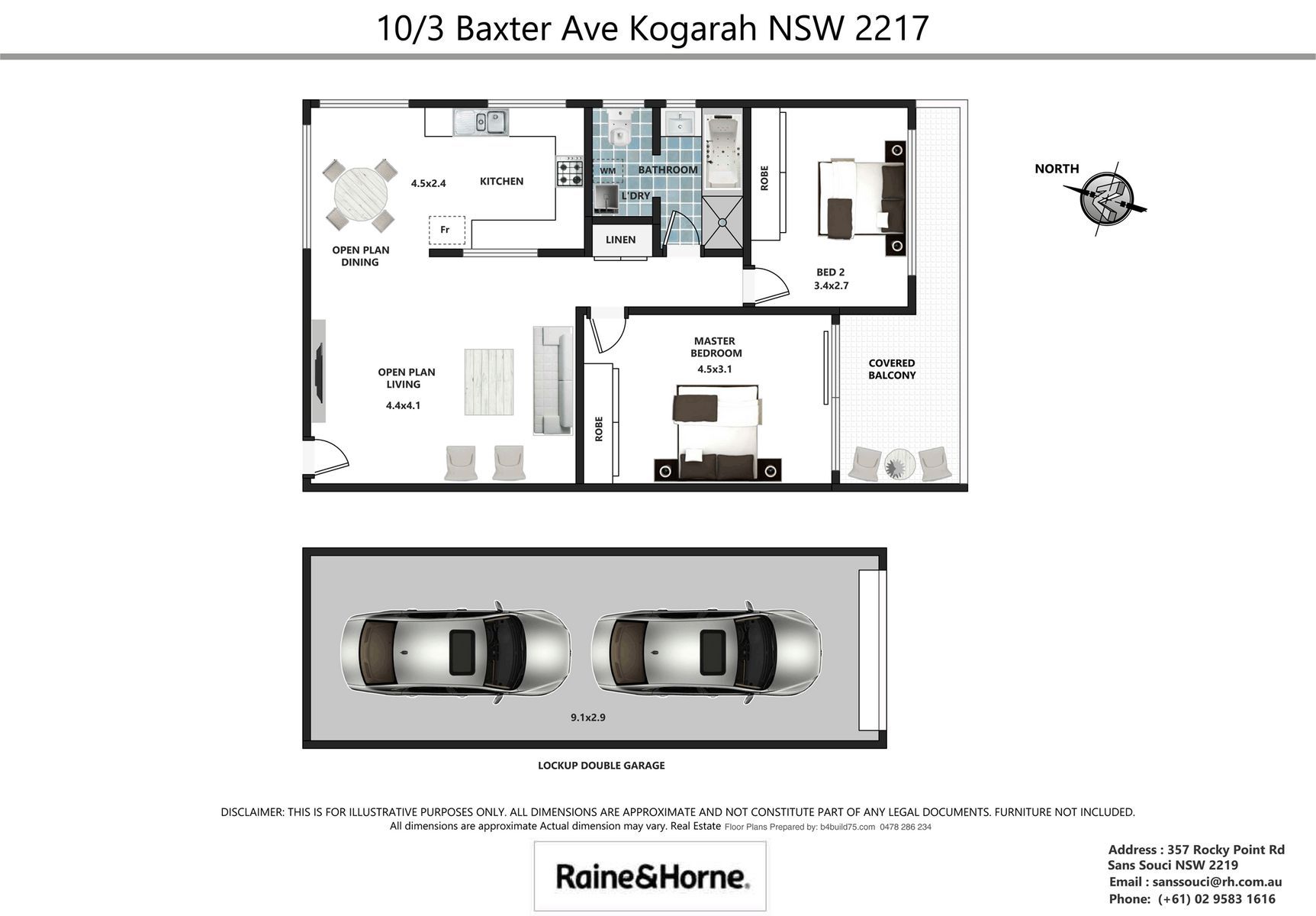 Value-Packed Apartment With Double Garage