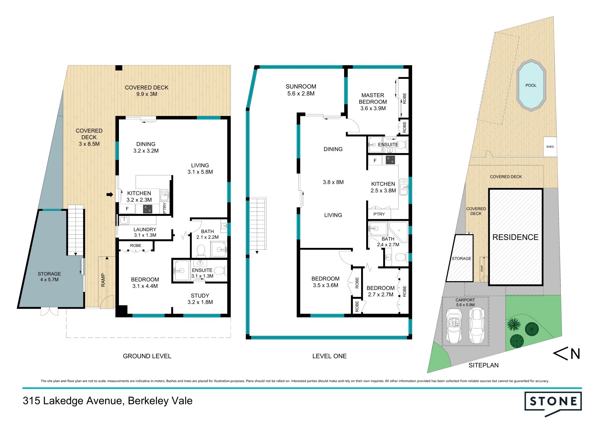 Lakefront dual accommodation!