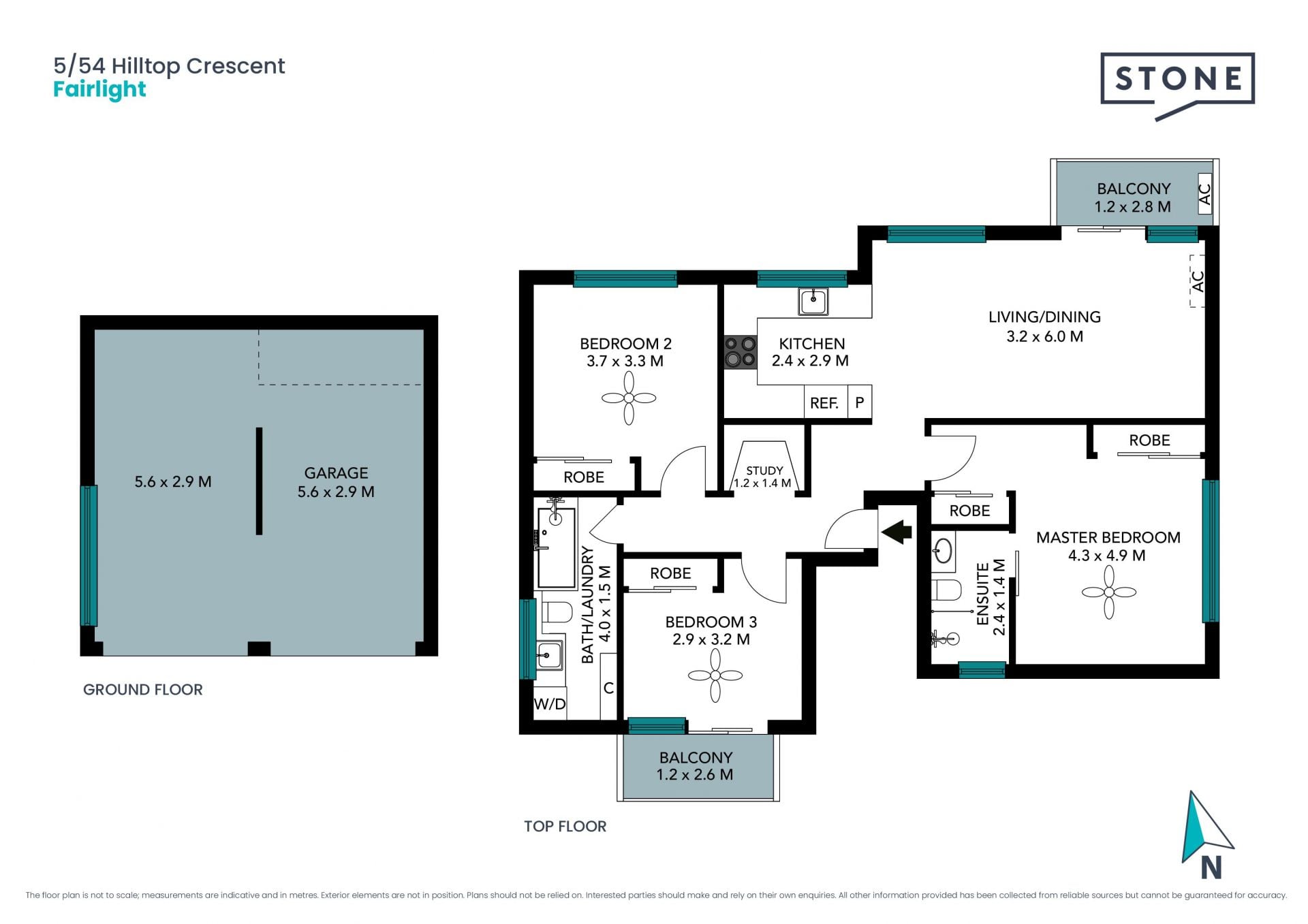 Boutique penthouse - sweeping northerly panoramas