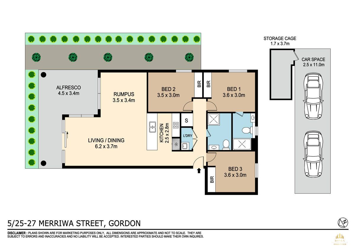 Courtyard 3 Bedroom