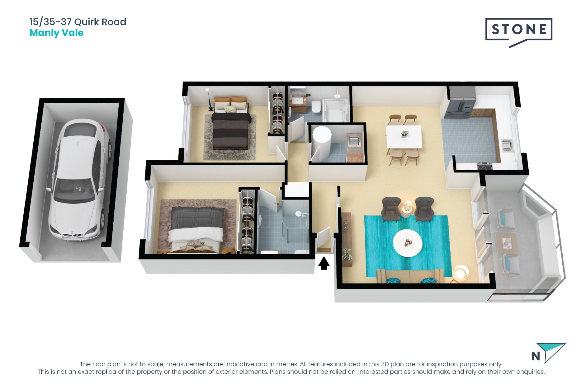 Executive lifestyle apartment in convenient location