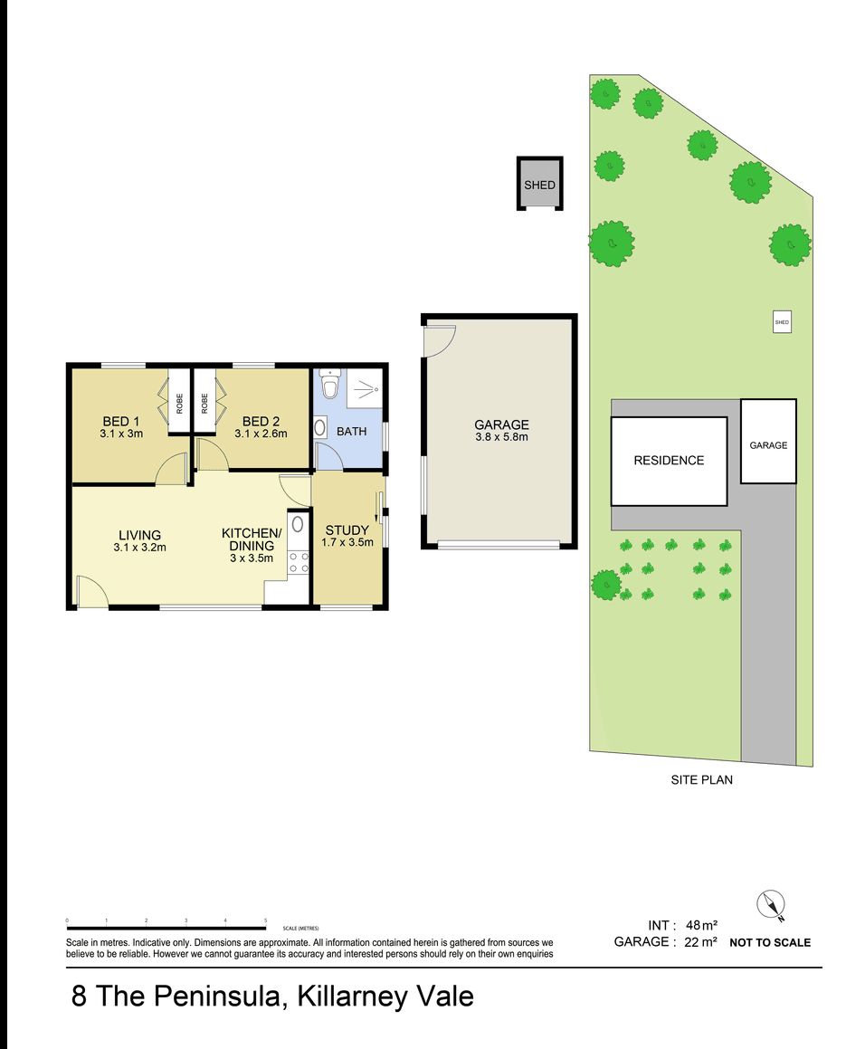 Neat Two-Bedroom Home in Peaceful Lakeside Pocket
