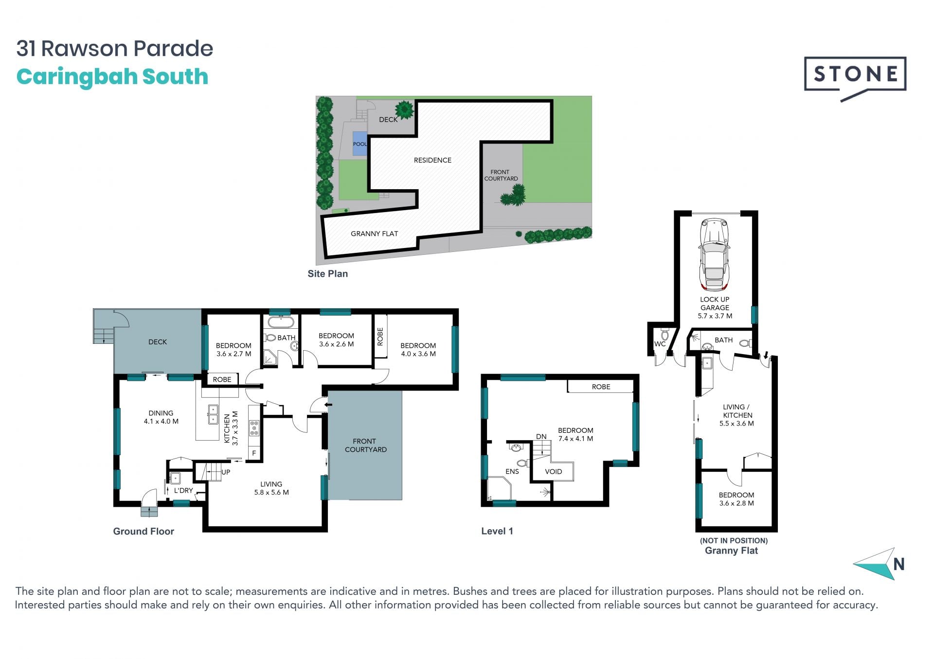 Coveted rear north aspect and blue-ribbon location