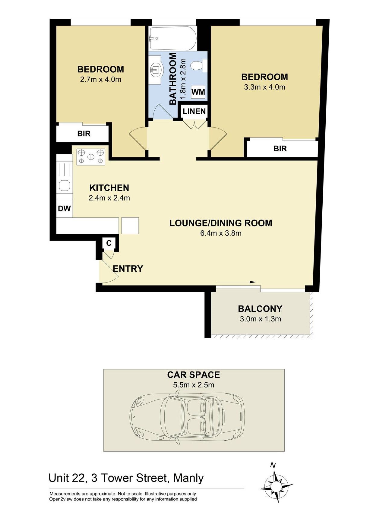 North facing apartment that ticks all the boxes