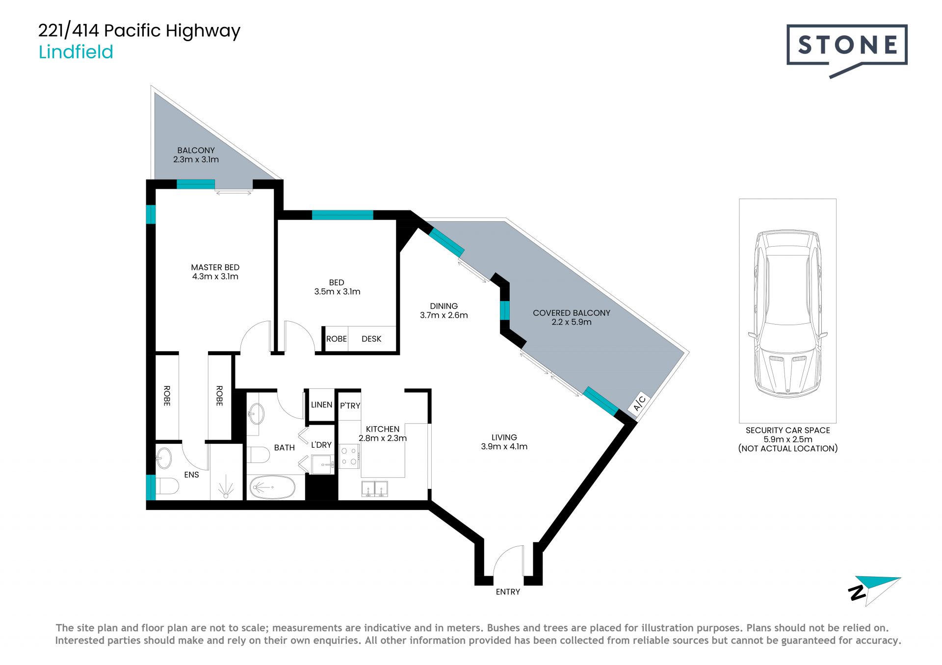 Rare offering – North facing off-highway position in prestigious Linden.