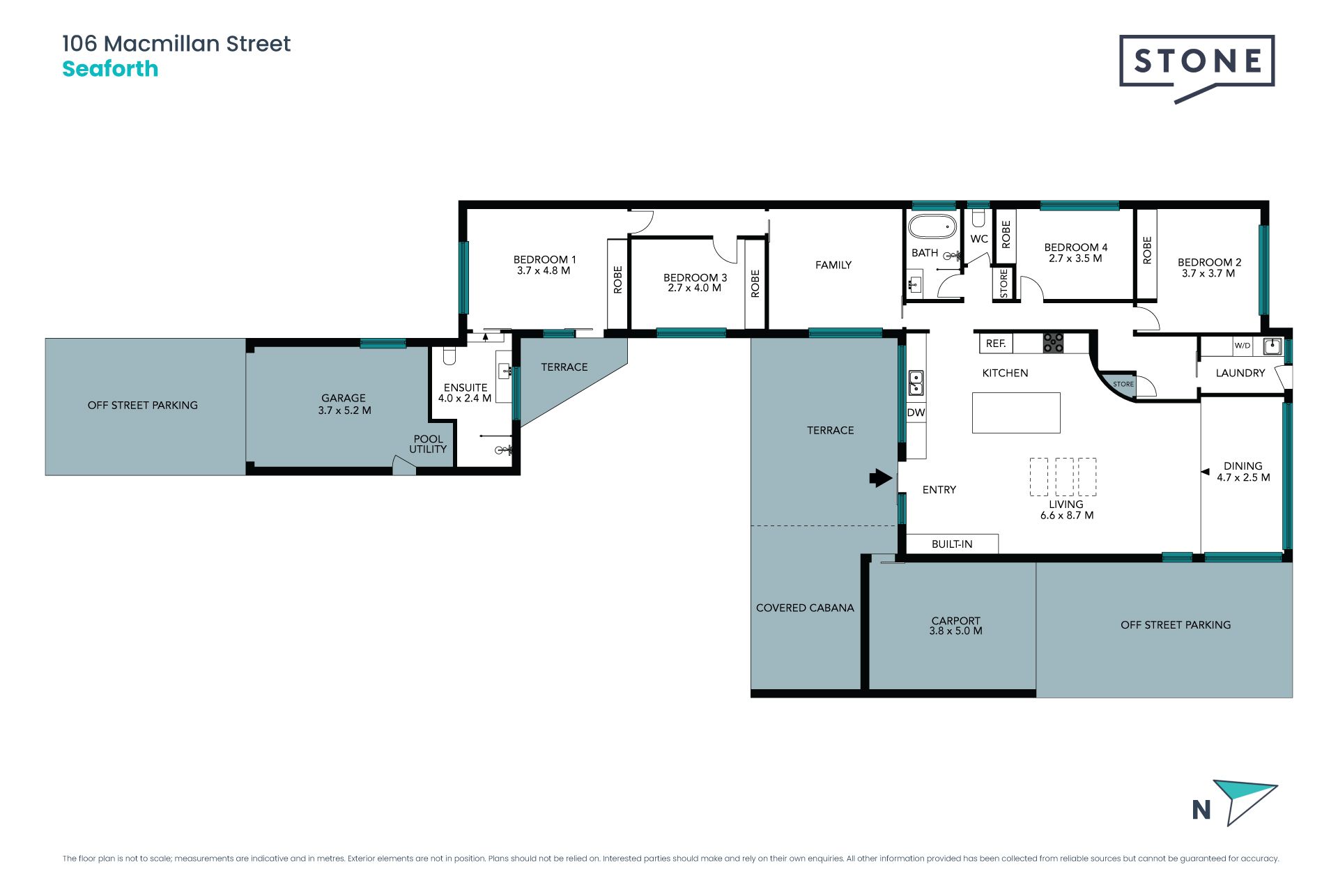 Stylish entertainer with level lawns and a pool